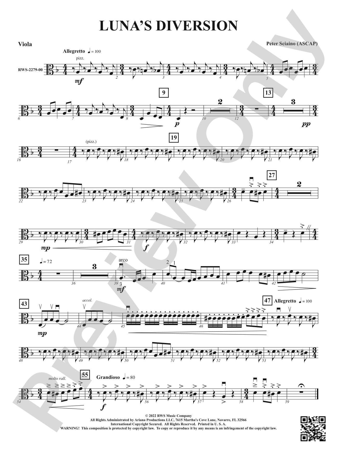 Luna's Diversion: Viola