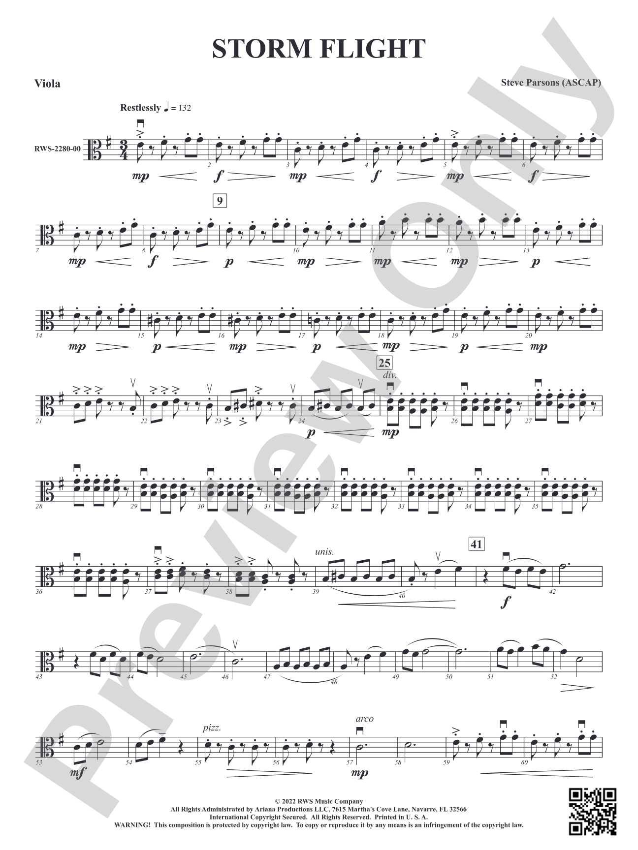Storm Flight: Viola