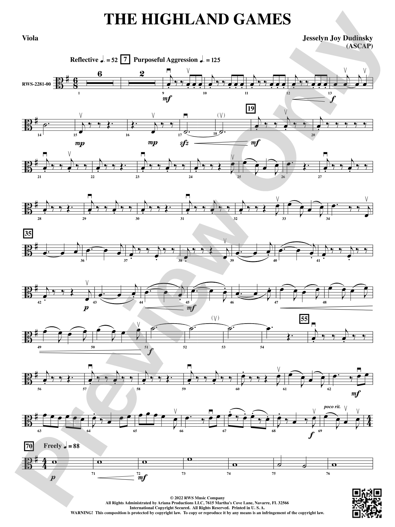 The Highland Games: Viola
