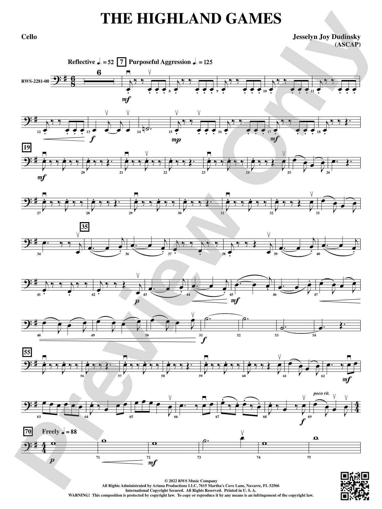 The Highland Games: Cello