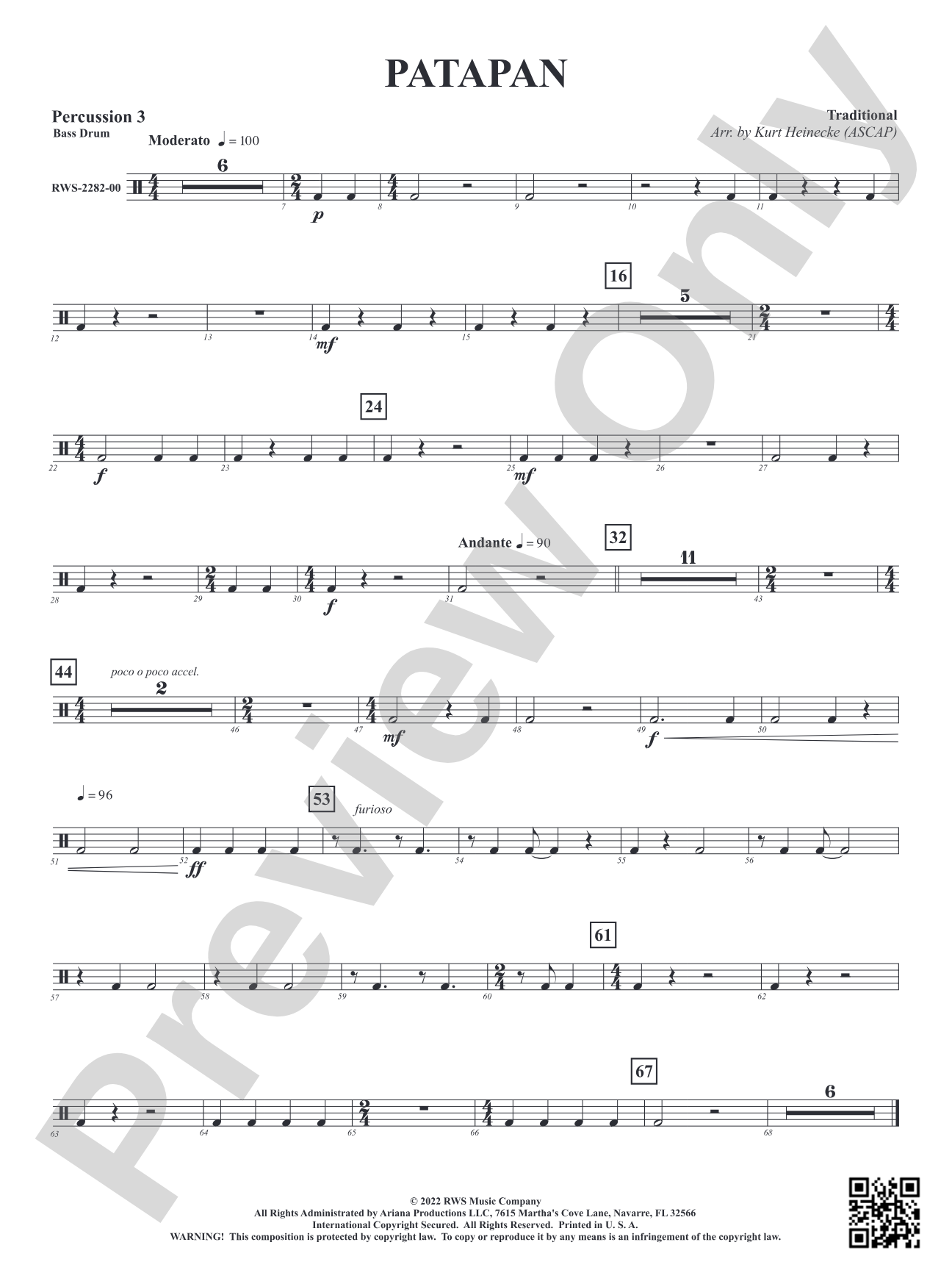 Patapan: 3rd Percussion