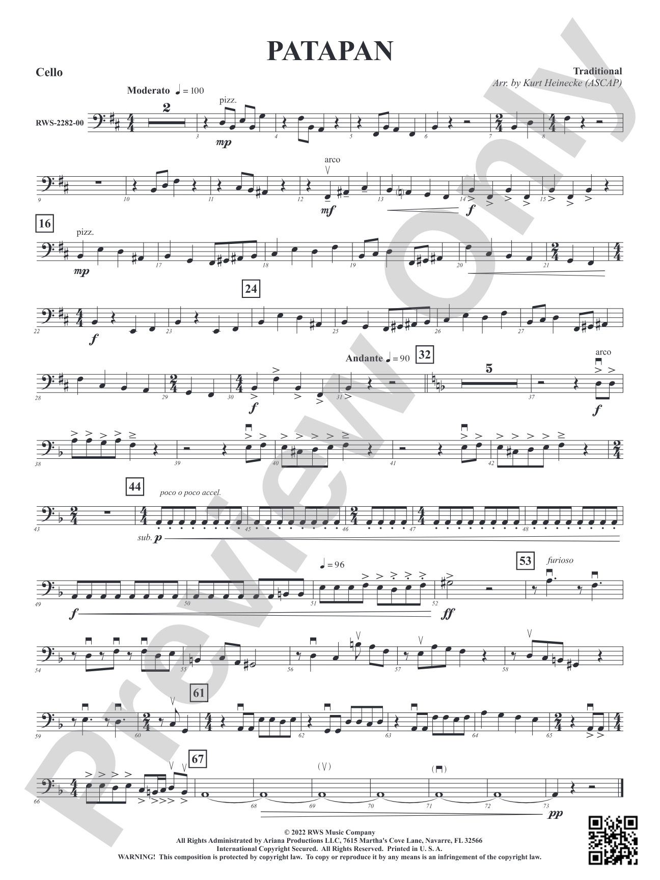 Patapan: Cello