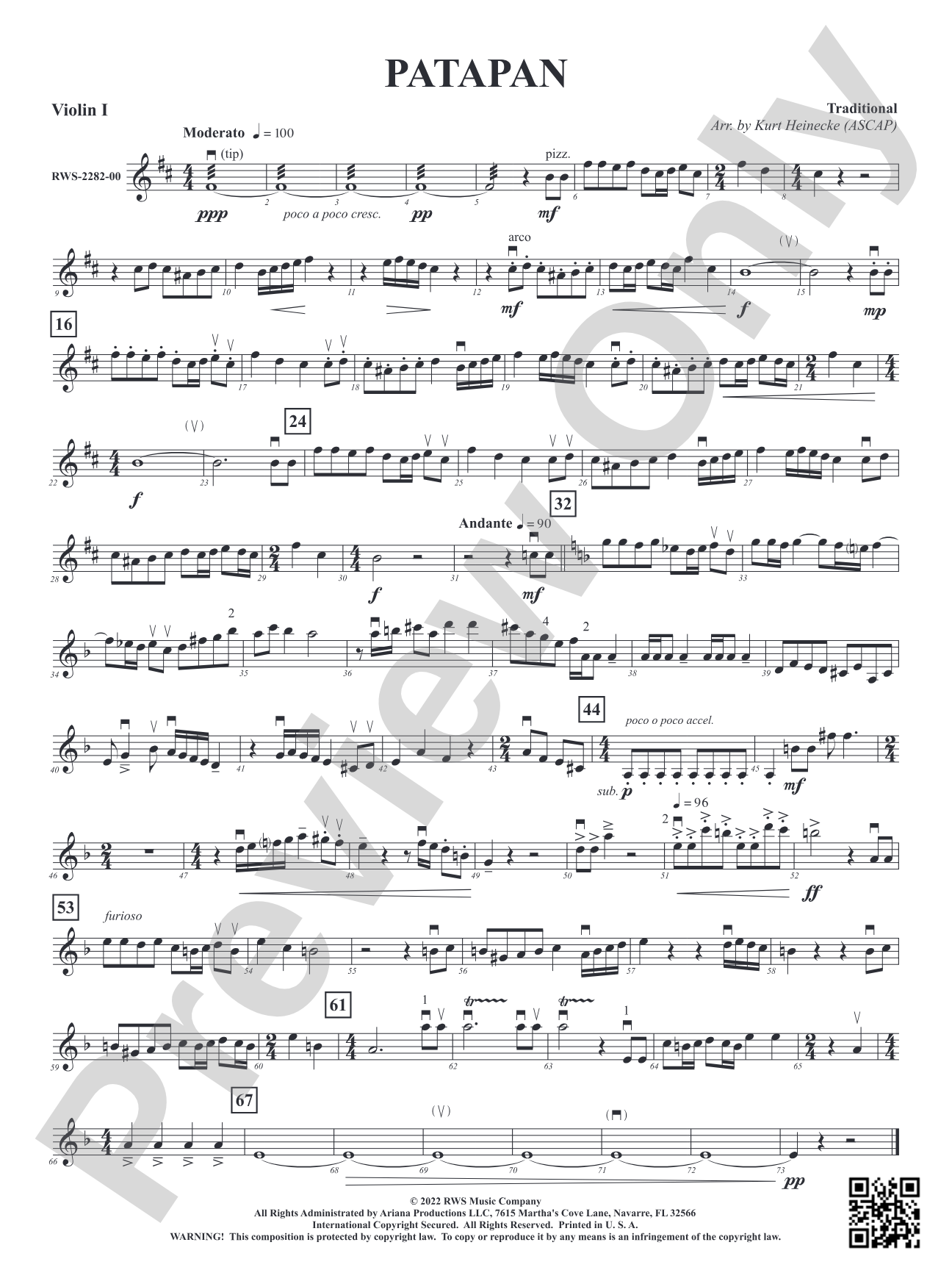 Patapan: 1st Violin