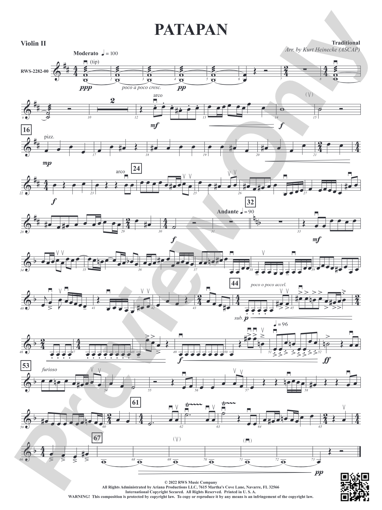 Patapan: 2nd Violin