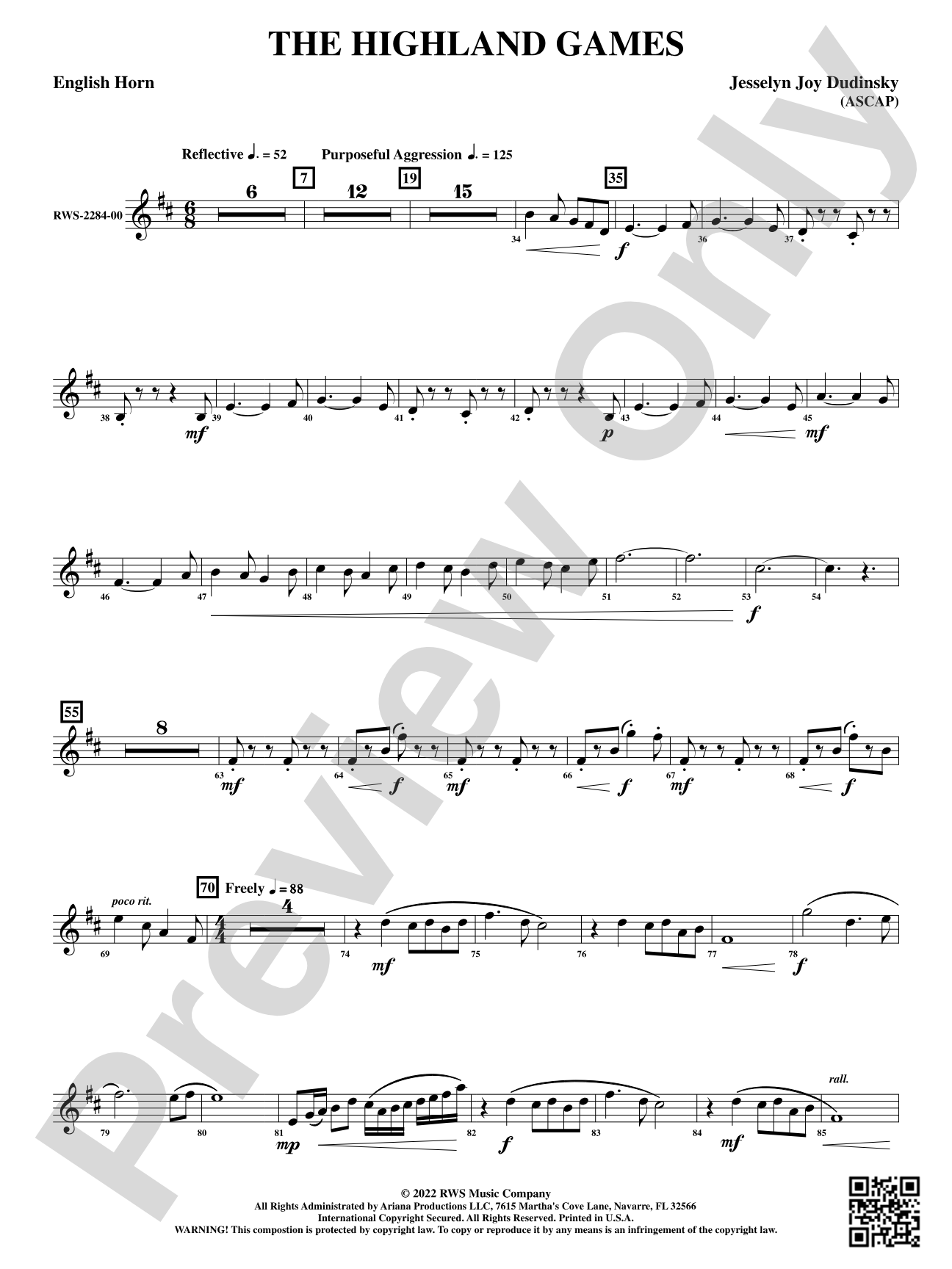 The Highland Games: English Horn