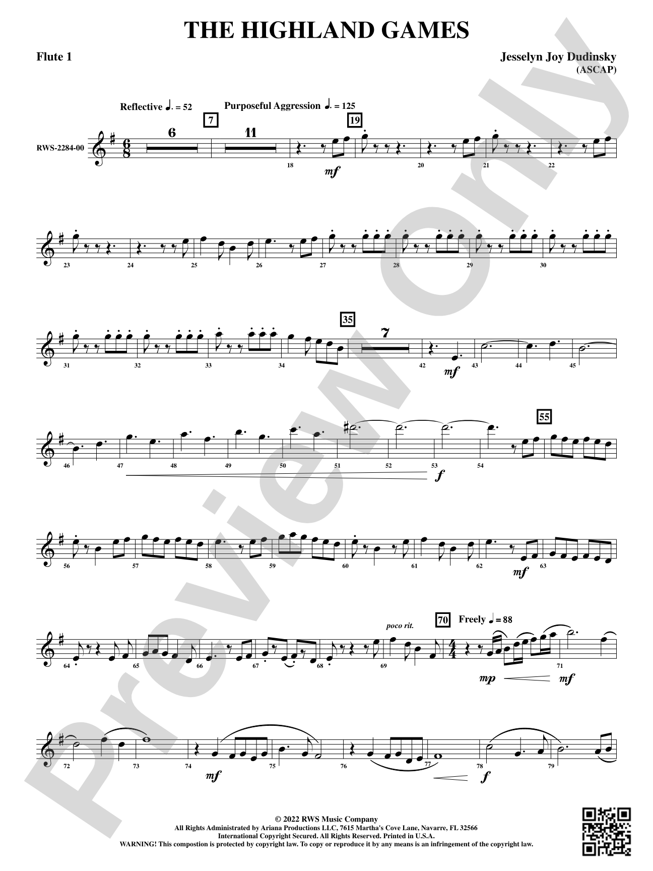 The Highland Games: 1st Flute