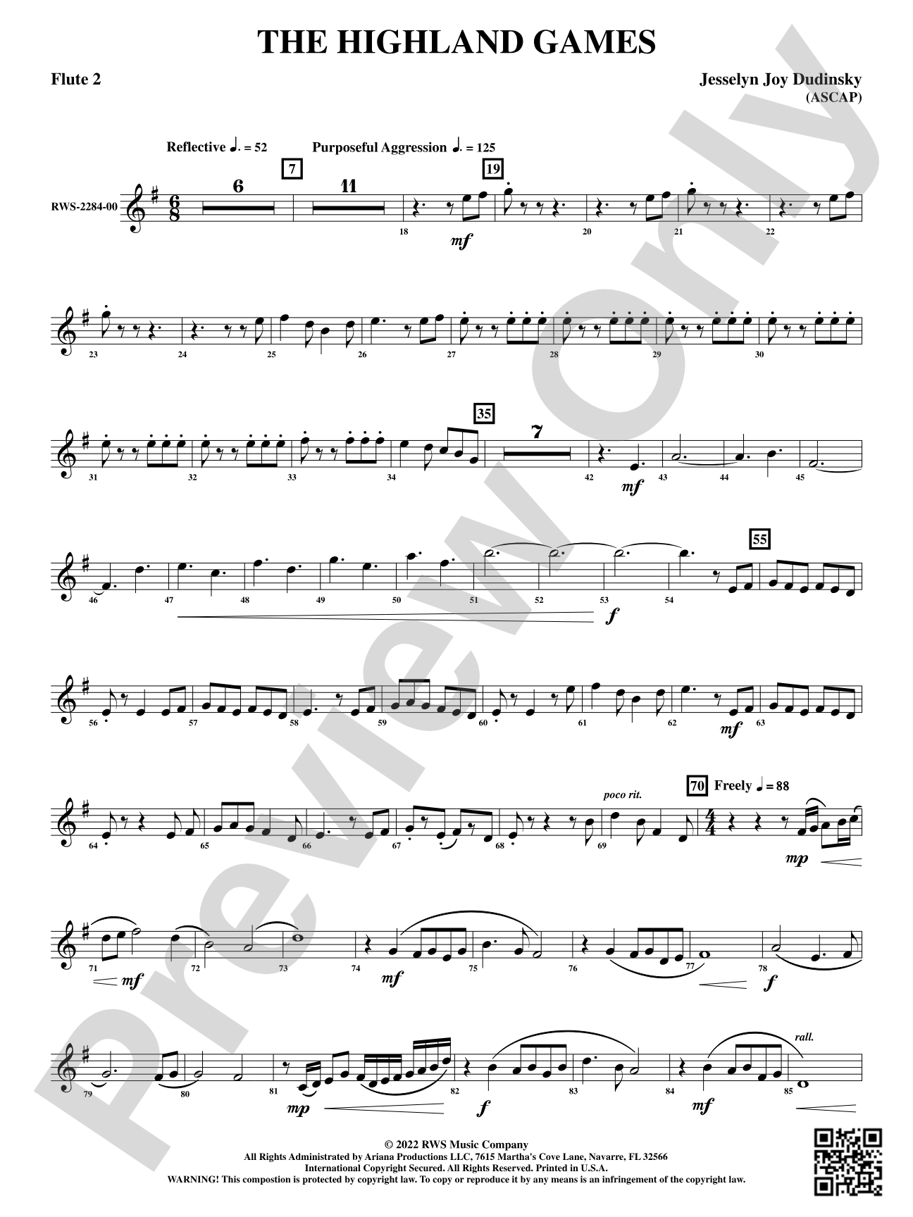 The Highland Games: 2nd Flute