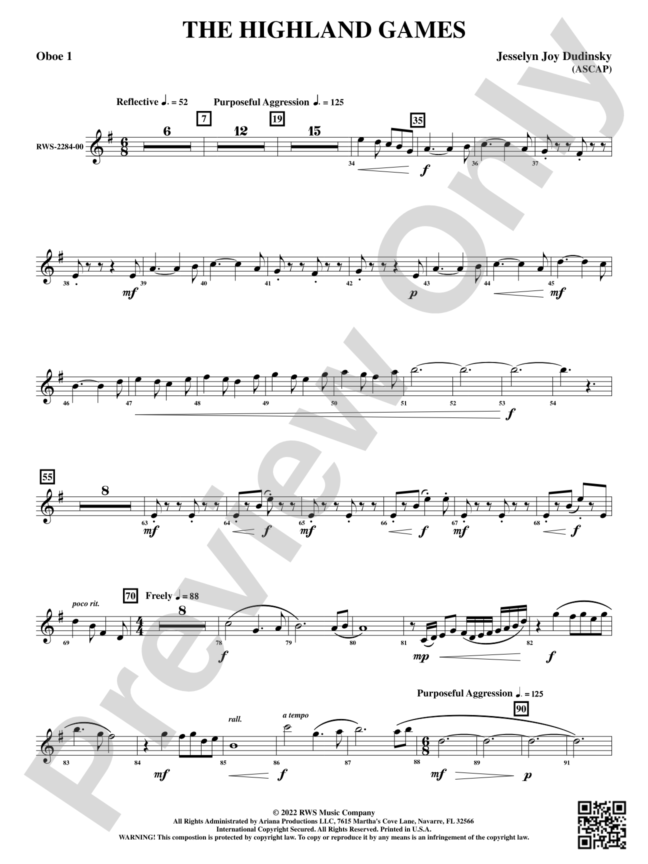 The Highland Games: Oboe