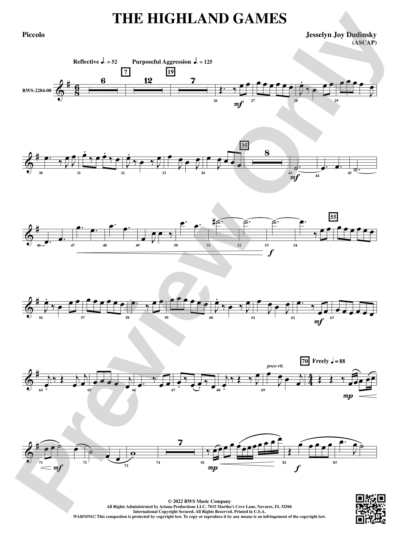 The Highland Games: Piccolo