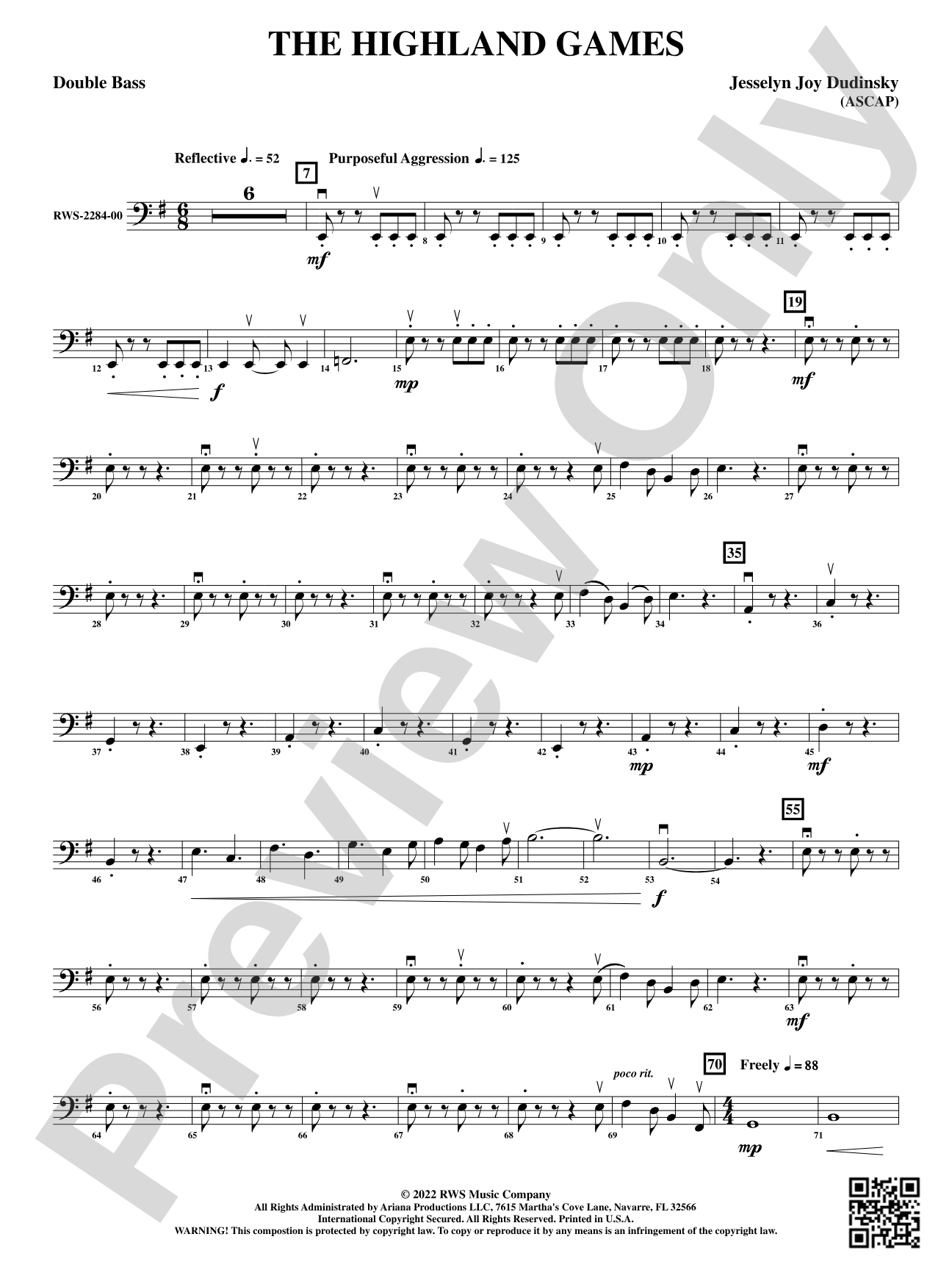 The Highland Games: String Bass