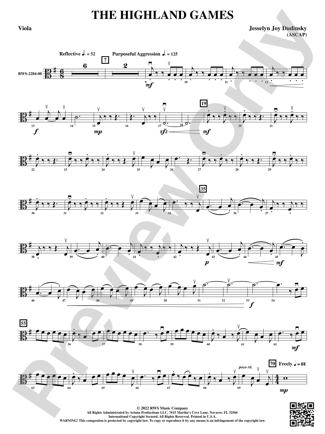 The Highland Games: Viola