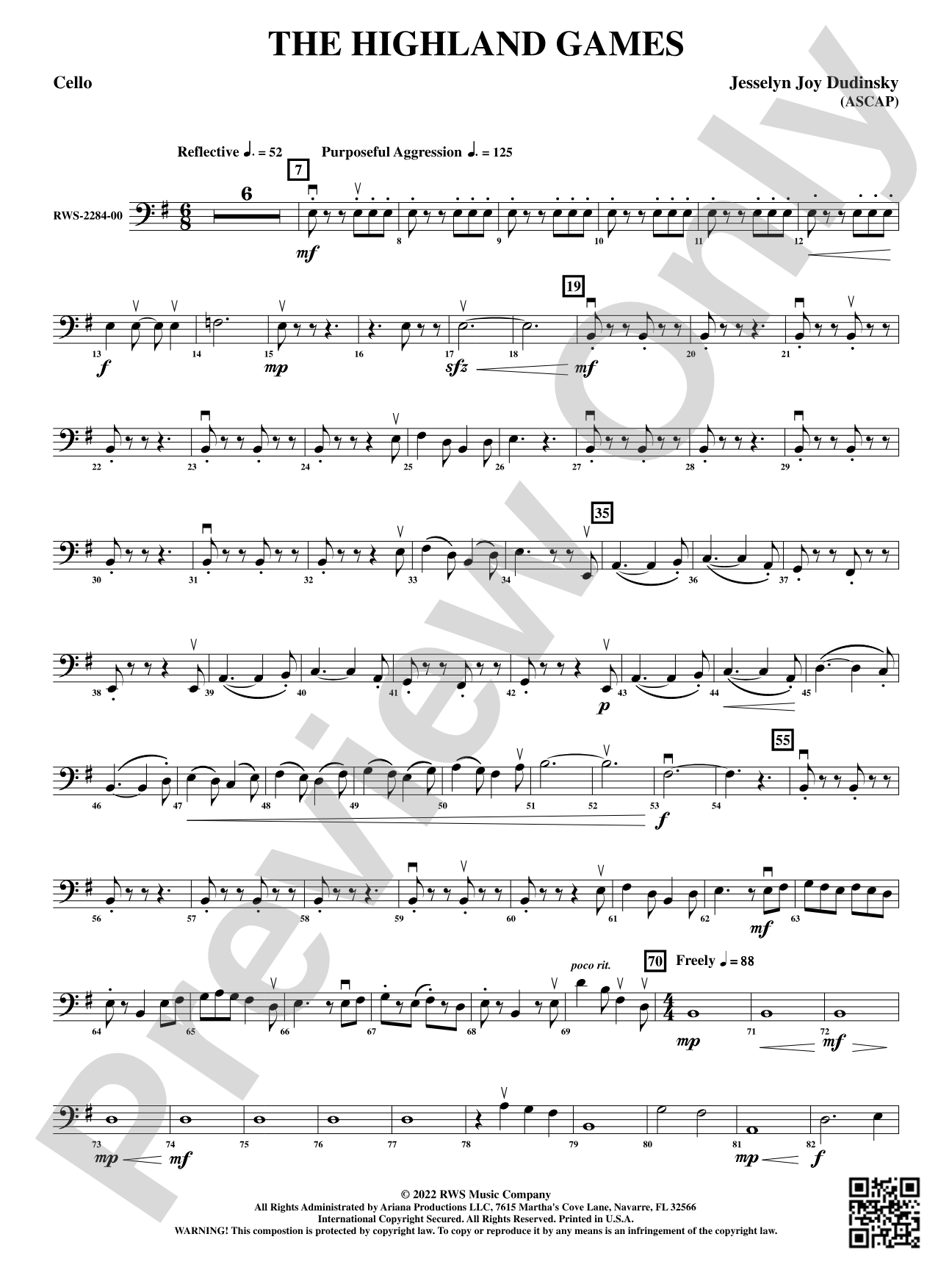 The Highland Games: Cello
