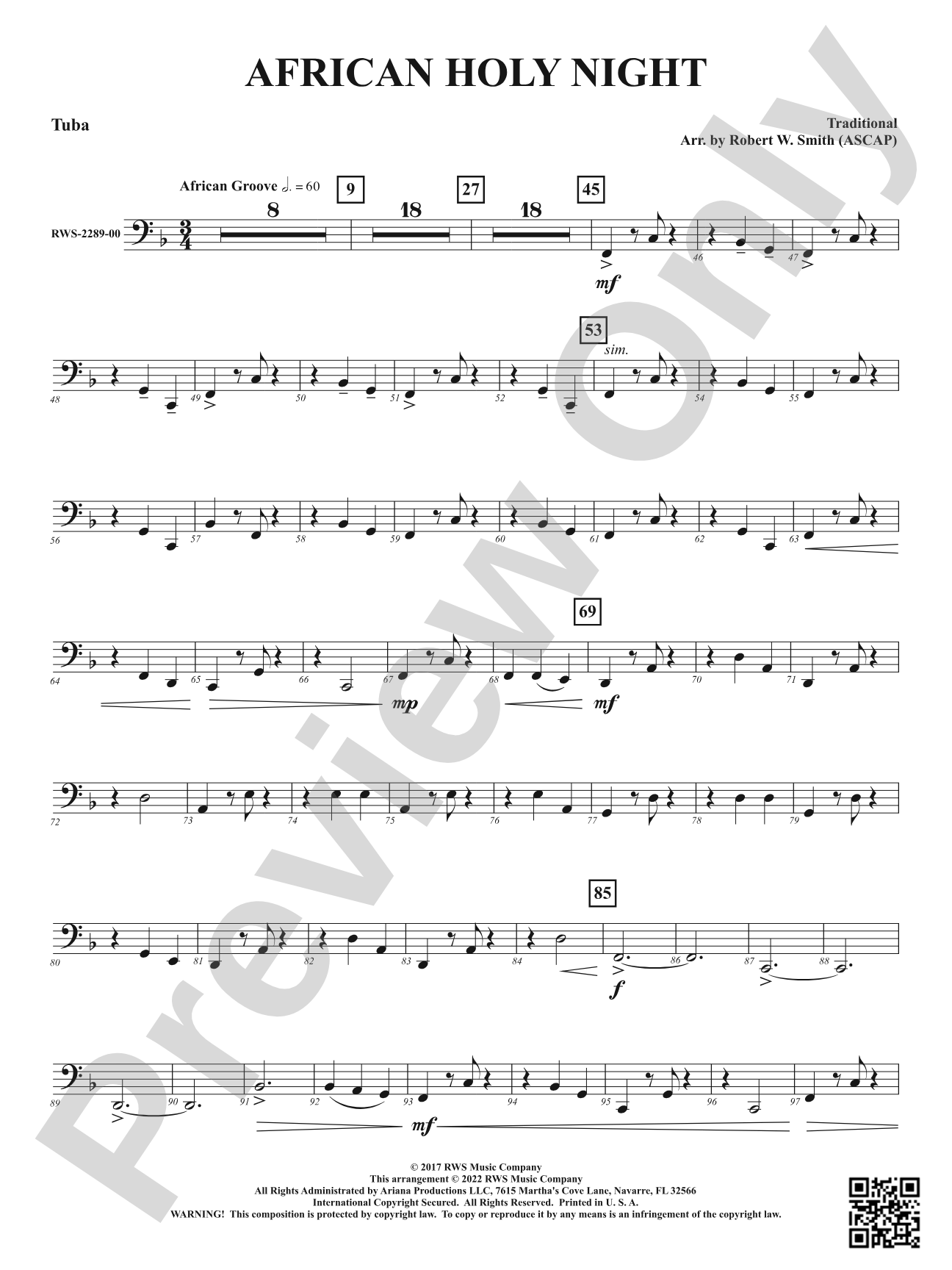 African Holy Night: Tuba