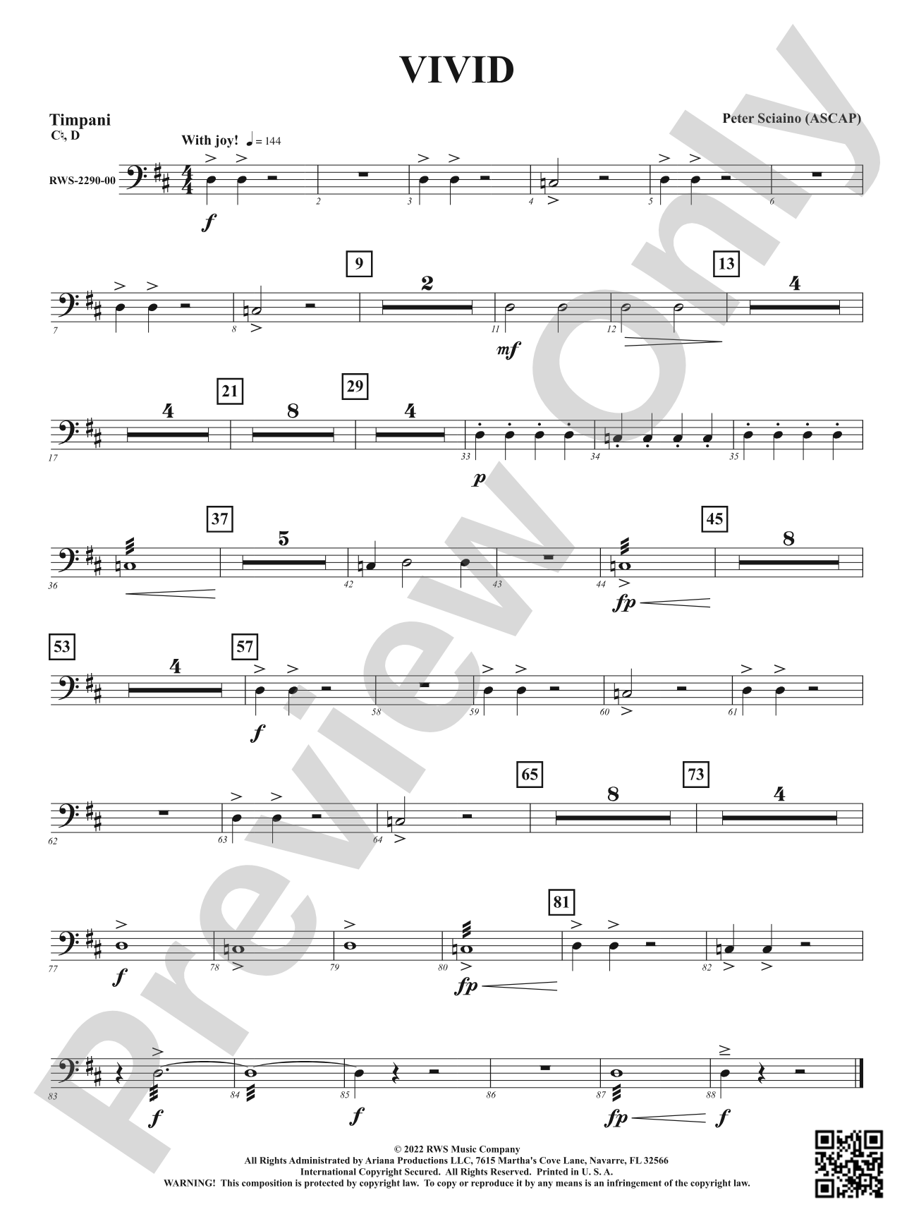 Vivid: Timpani