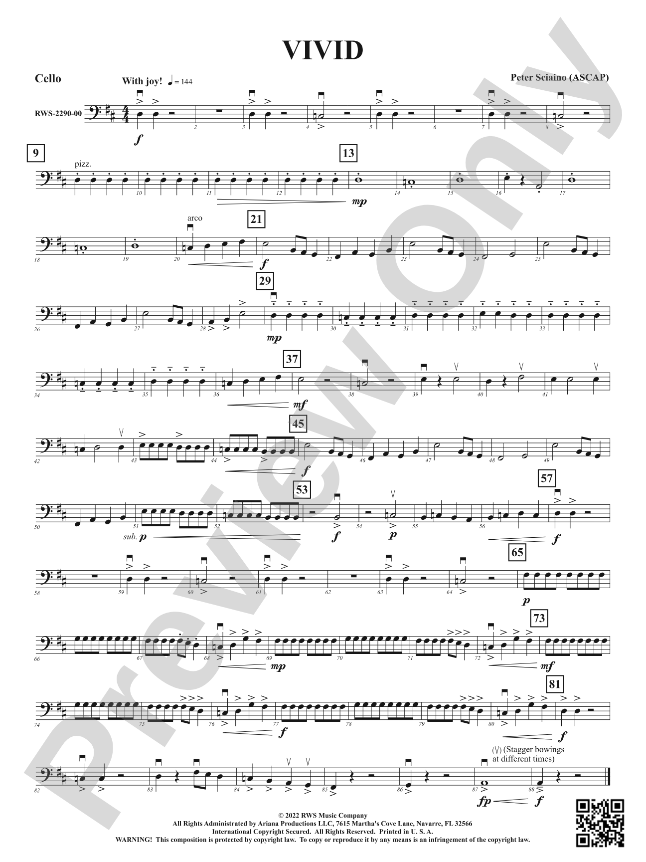 Vivid: Cello