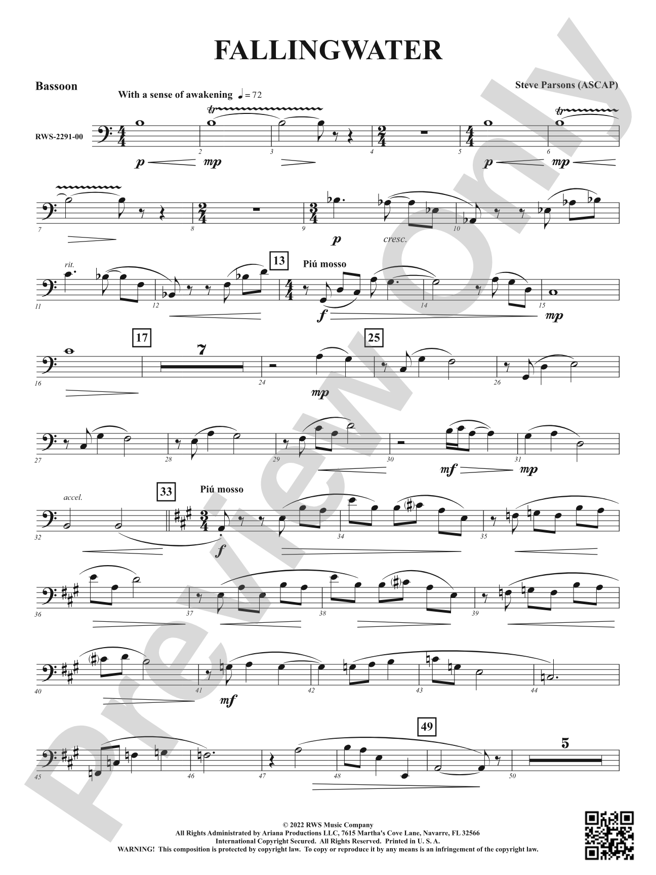 Fallingwater: Bassoon