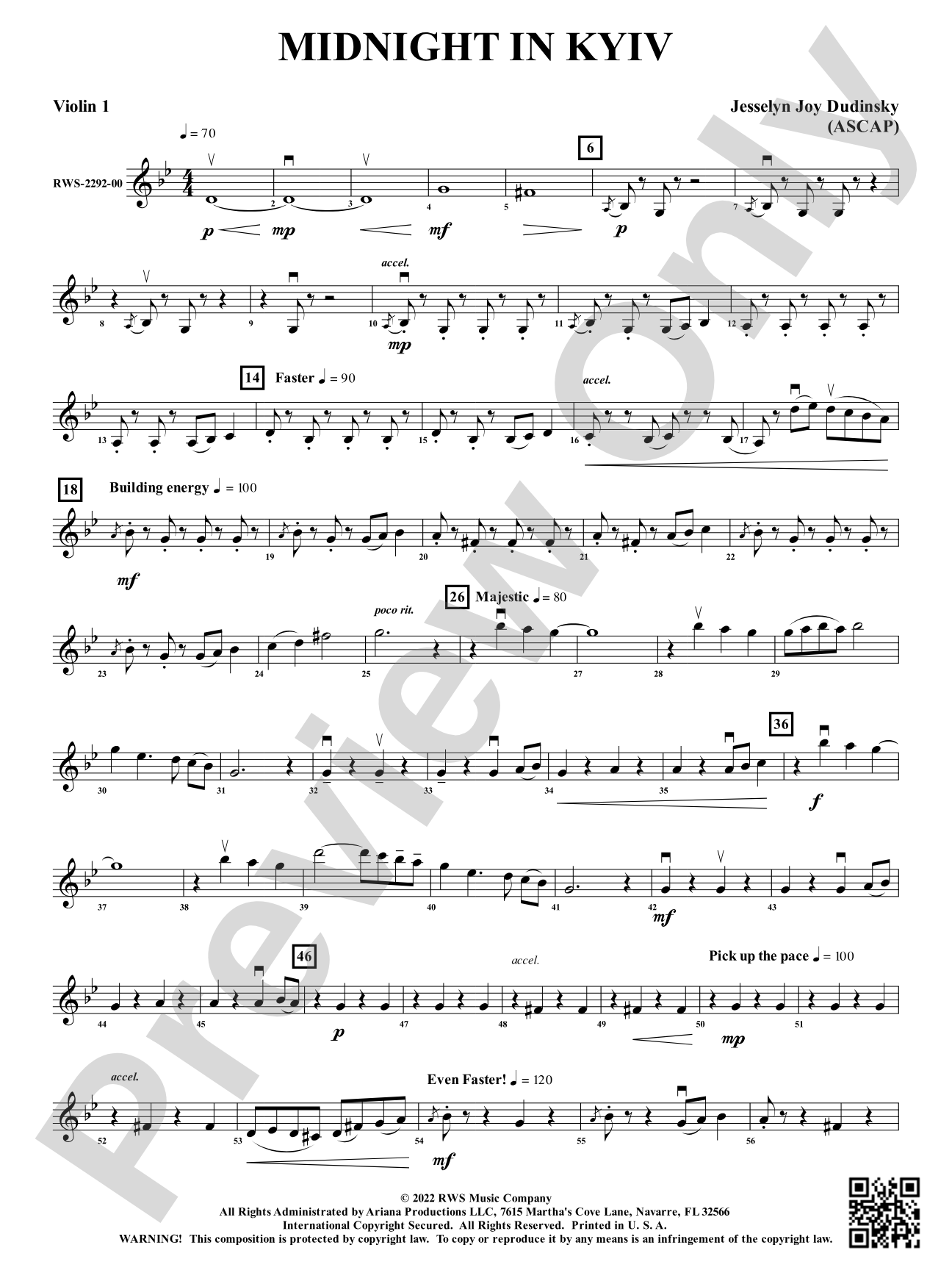 Midnight in Kyiv: 1st Violin