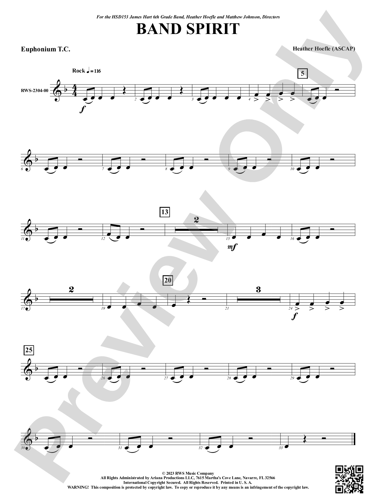 Band Spirit: Baritone T.C.