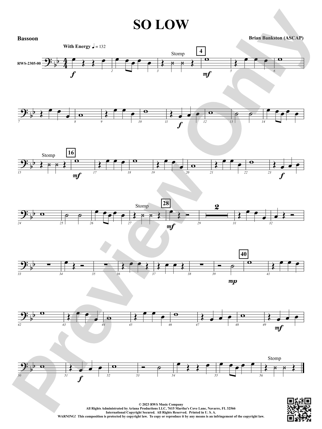 So Low: Bassoon
