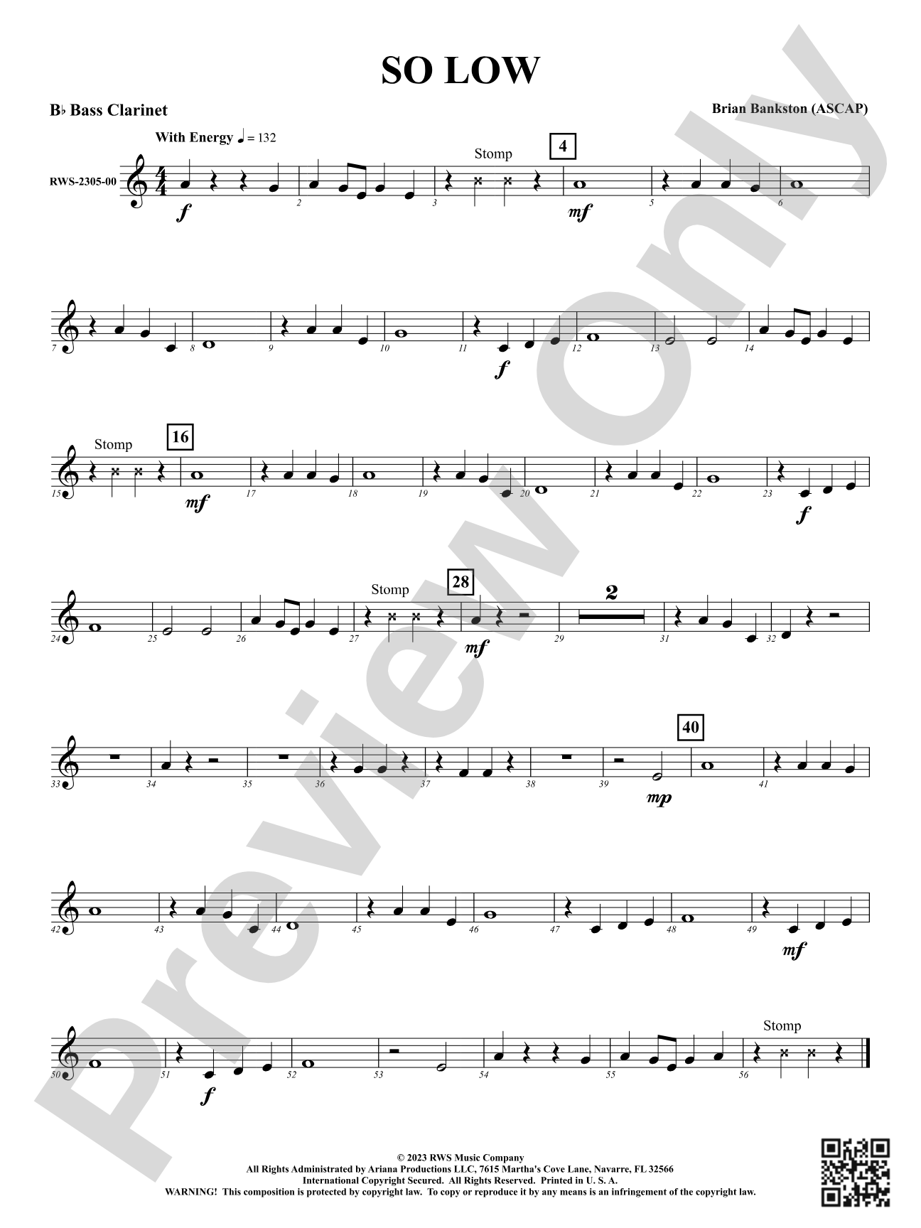 So Low: B-flat Bass Clarinet