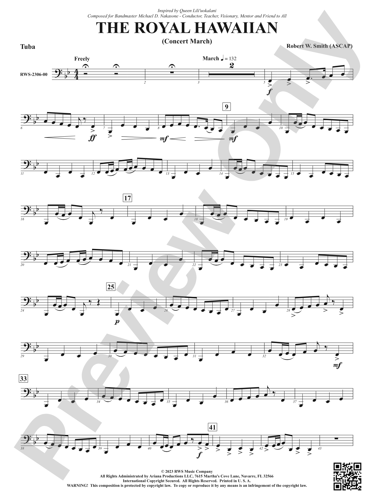 The Royal Hawaiian - Concert March: Tuba