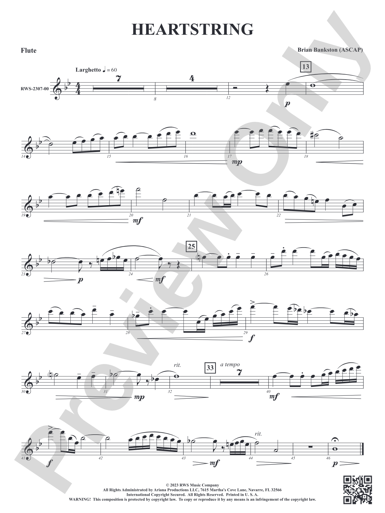 Heartstring: 1st Flute