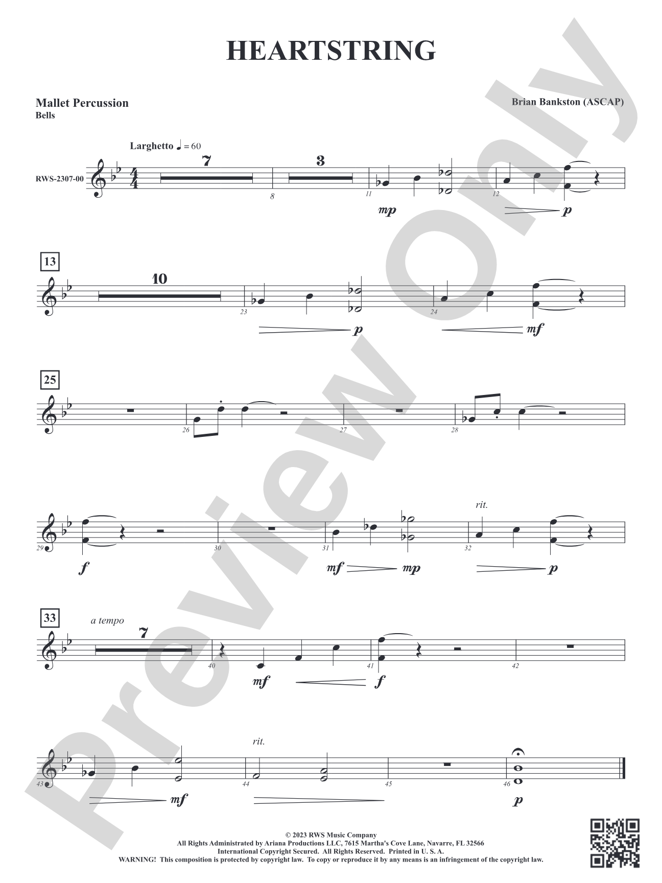 Heartstring: 1st Mallet Percussion