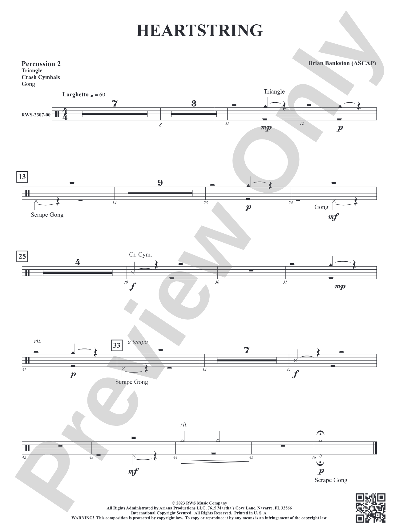 Heartstring: 2nd Percussion