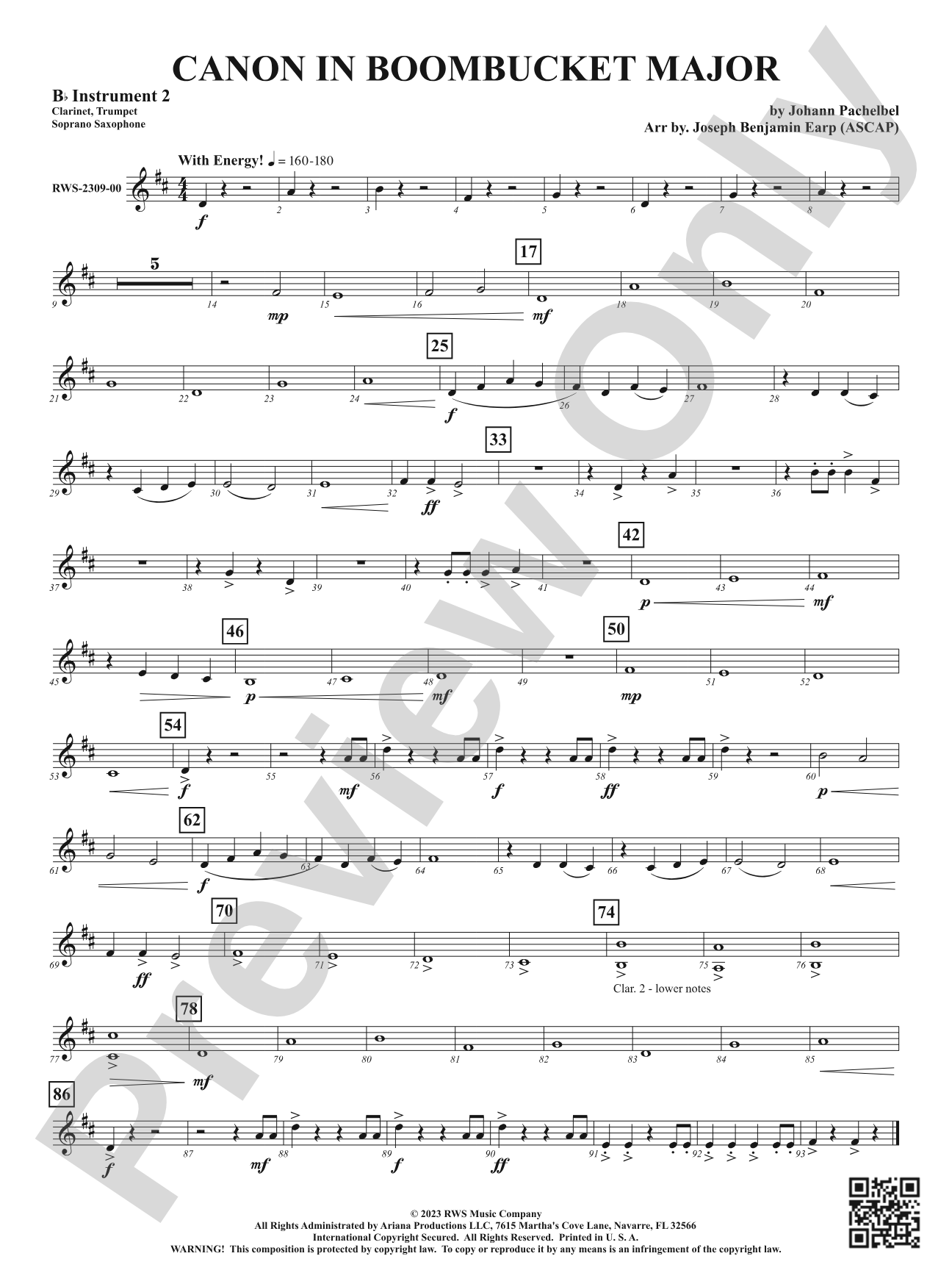 Canon in Boombucket Major: Part 2 - B-flat Instruments