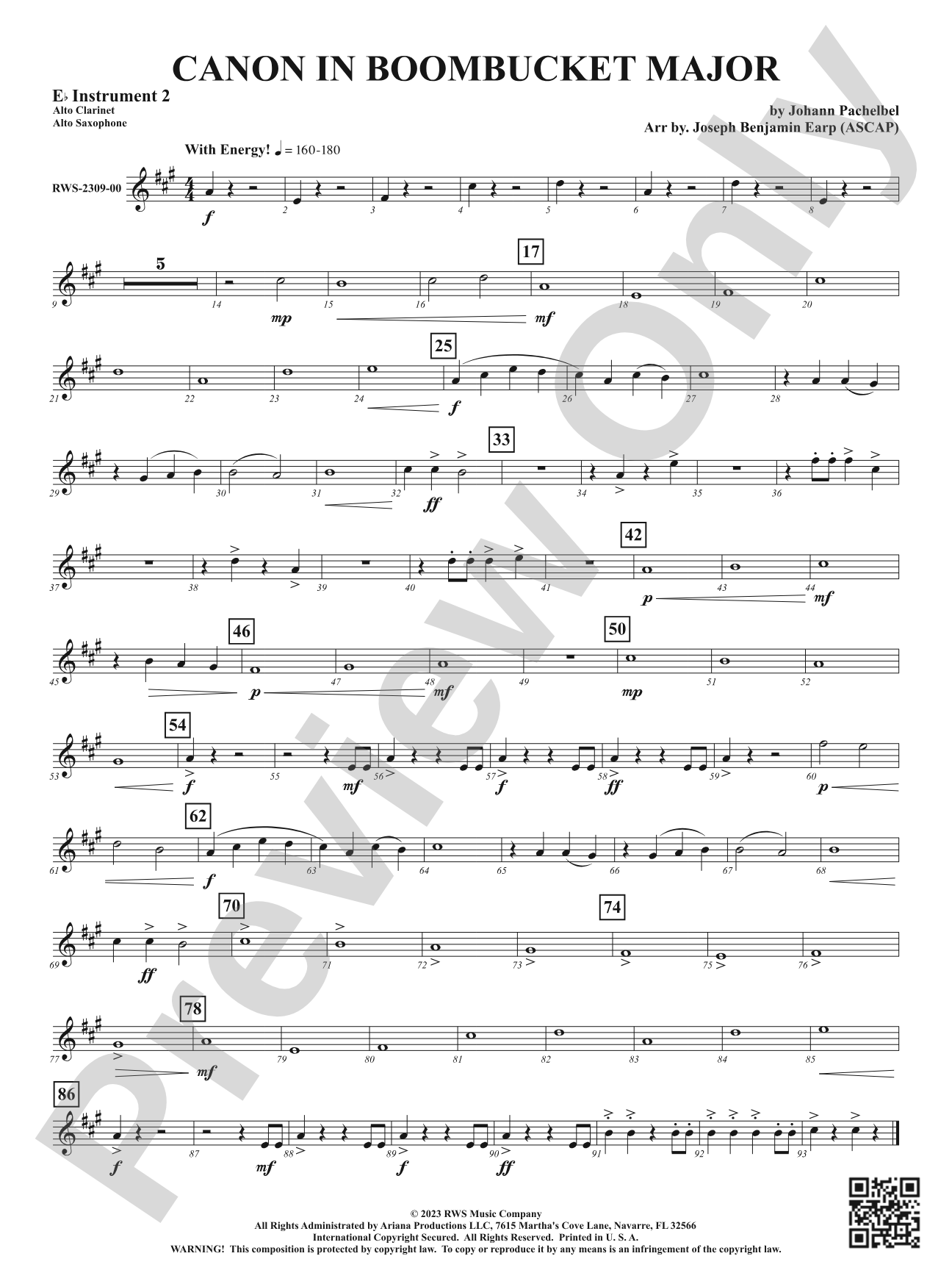 Canon in Boombucket Major: Part 2 - E-flat Instruments