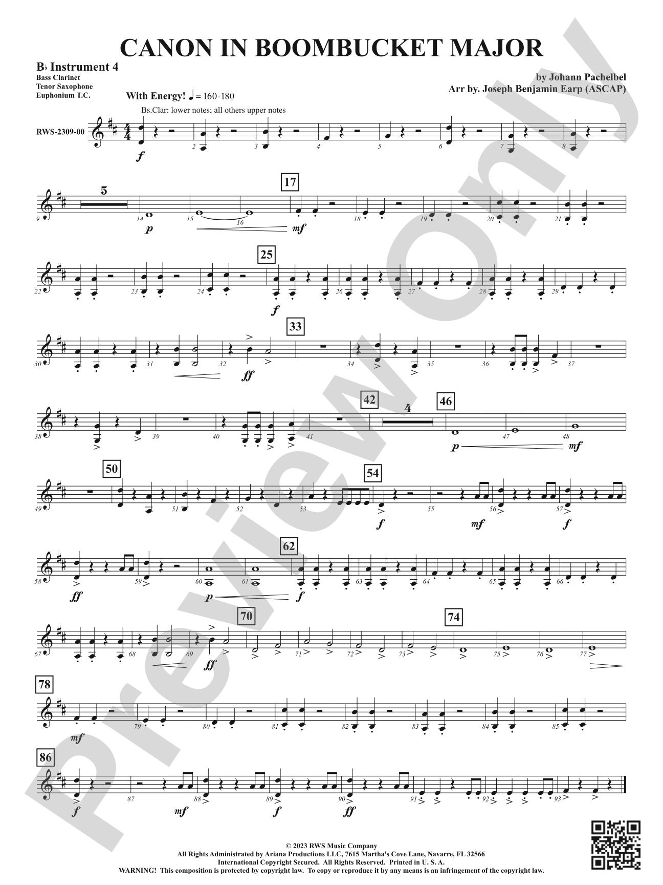Canon in Boombucket Major: Part 4 - B-flat Instruments