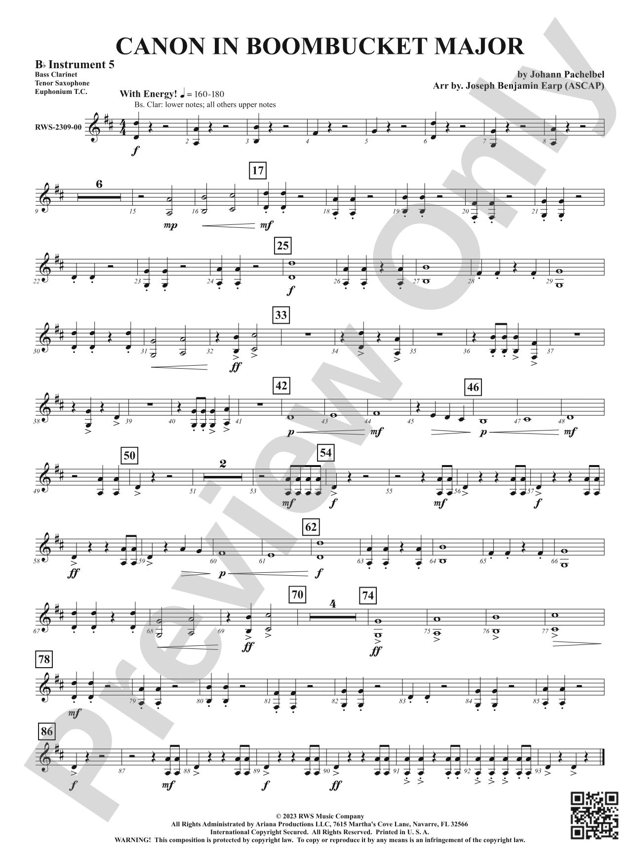 Canon in Boombucket Major: Part 5 - B-flat Instruments
