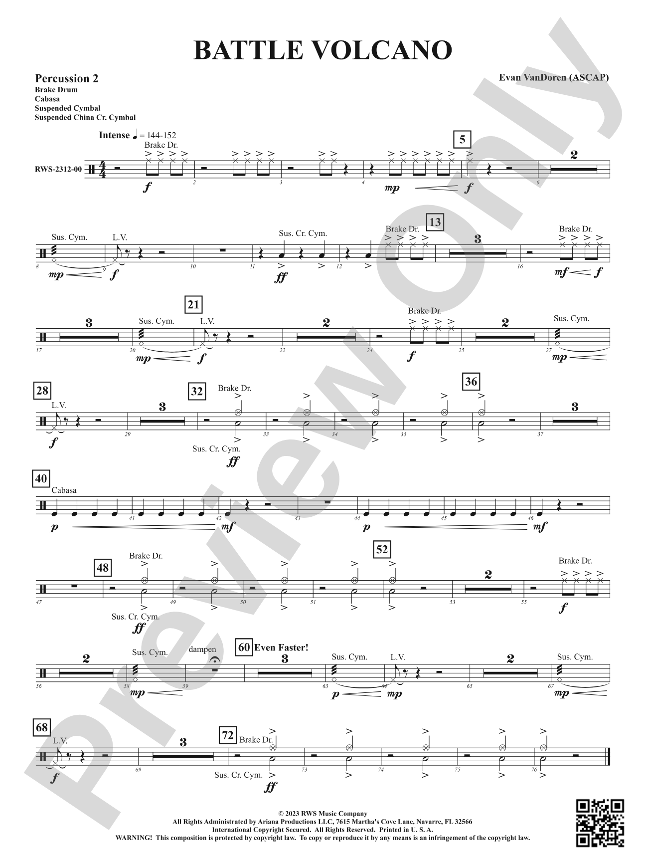 Battle Volcano: 2nd Percussion