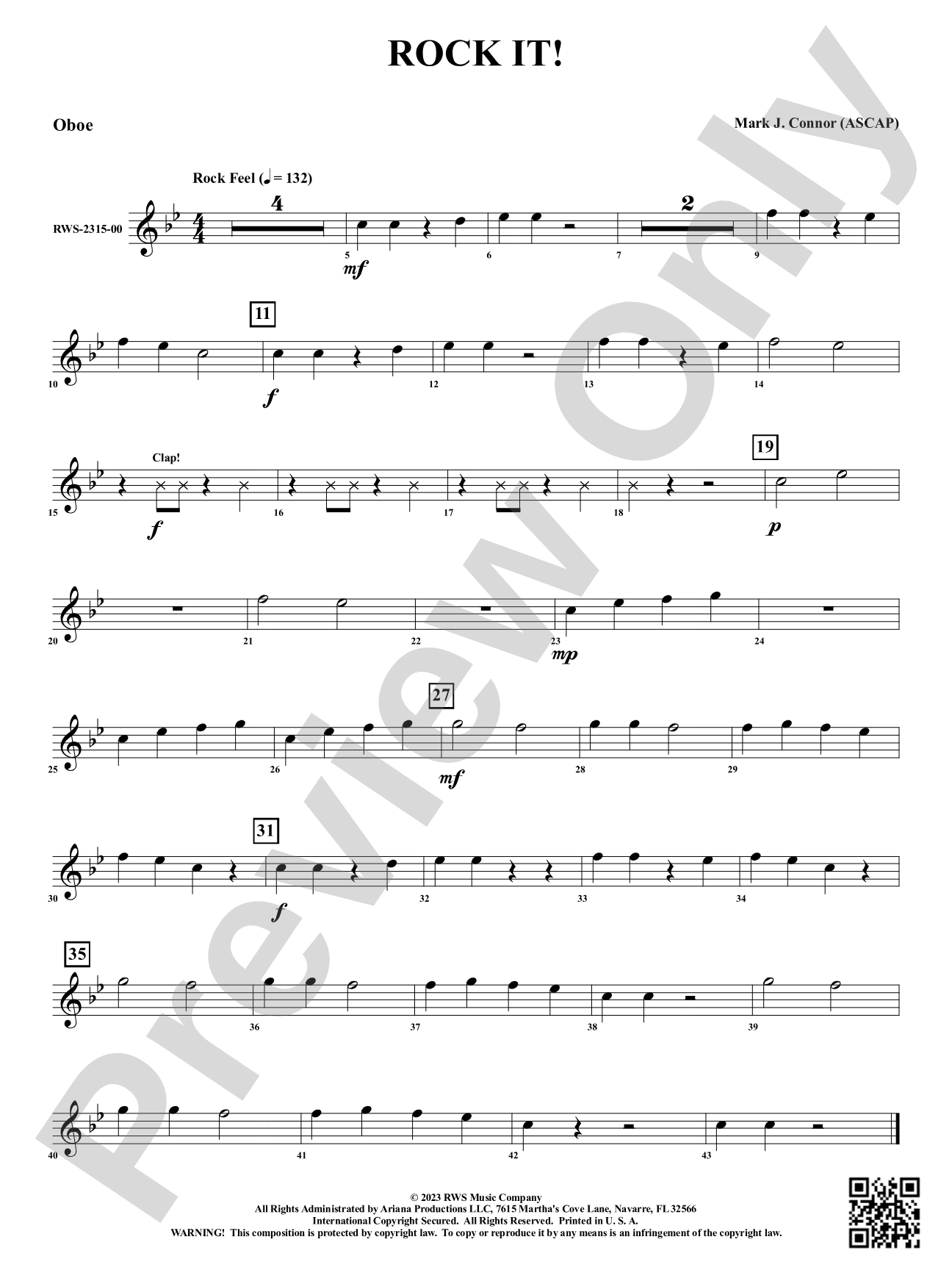 Rock It!: Oboe