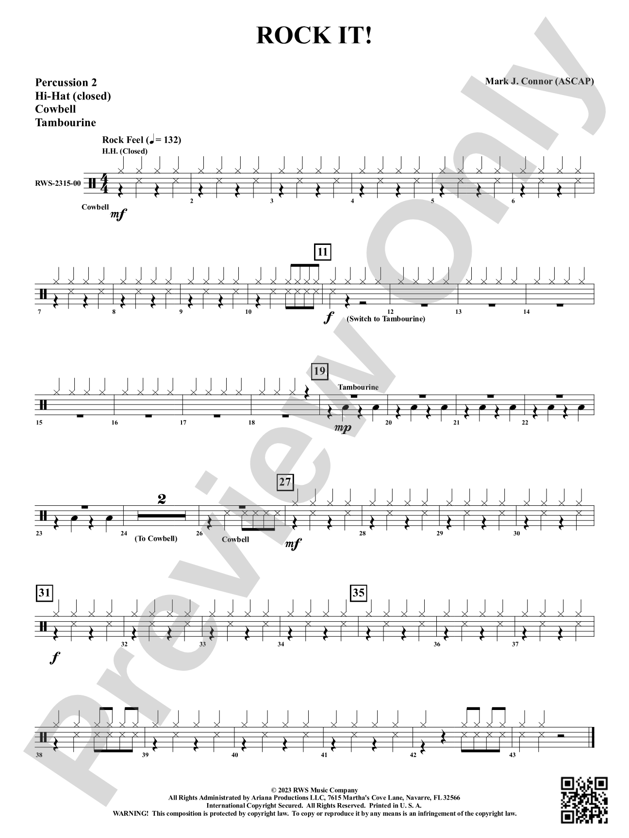 Rock It!: 2nd Percussion