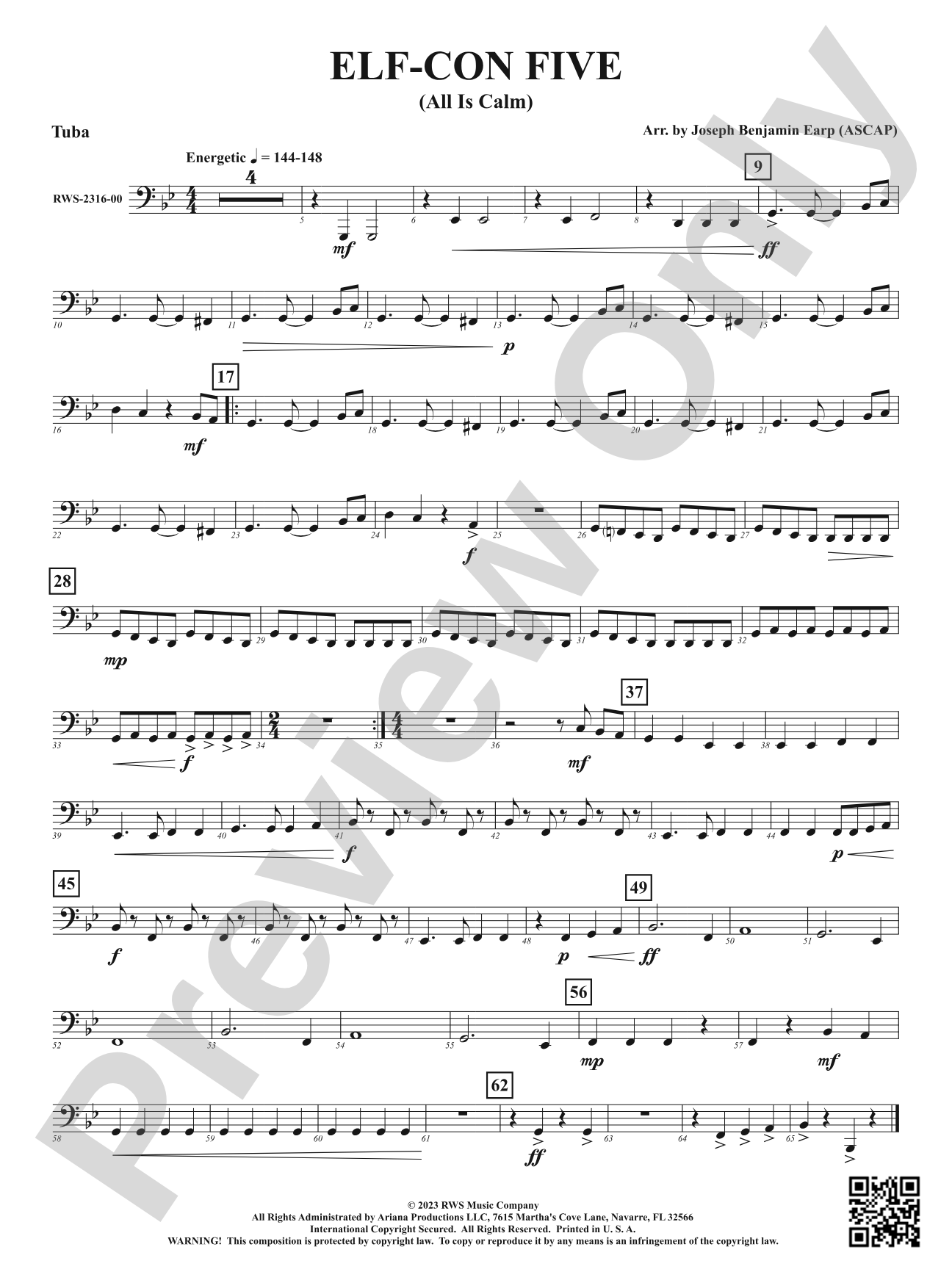 ELF-CON FIVE - All Is Calm: Tuba