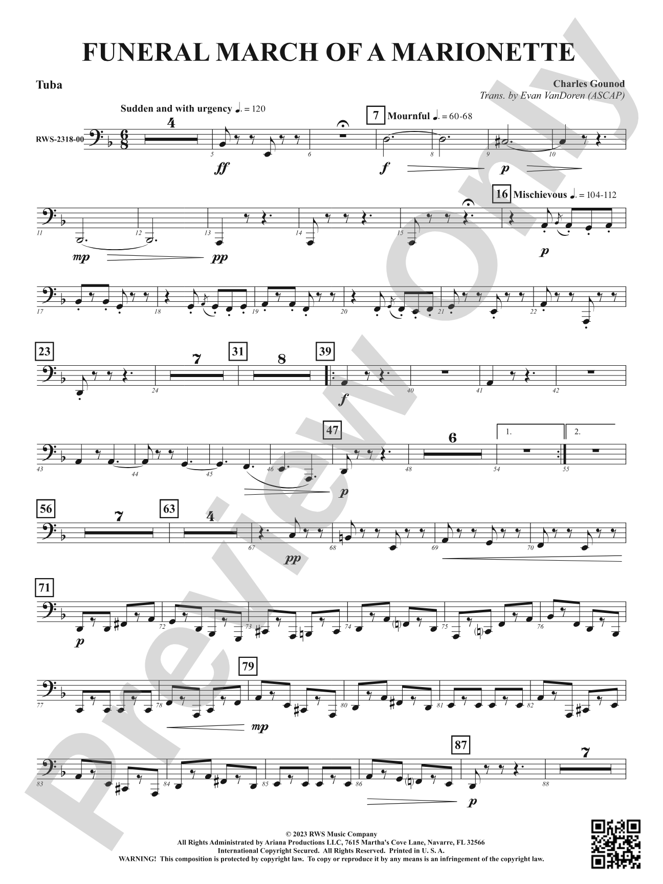 Funeral March of a Marionette: Tuba