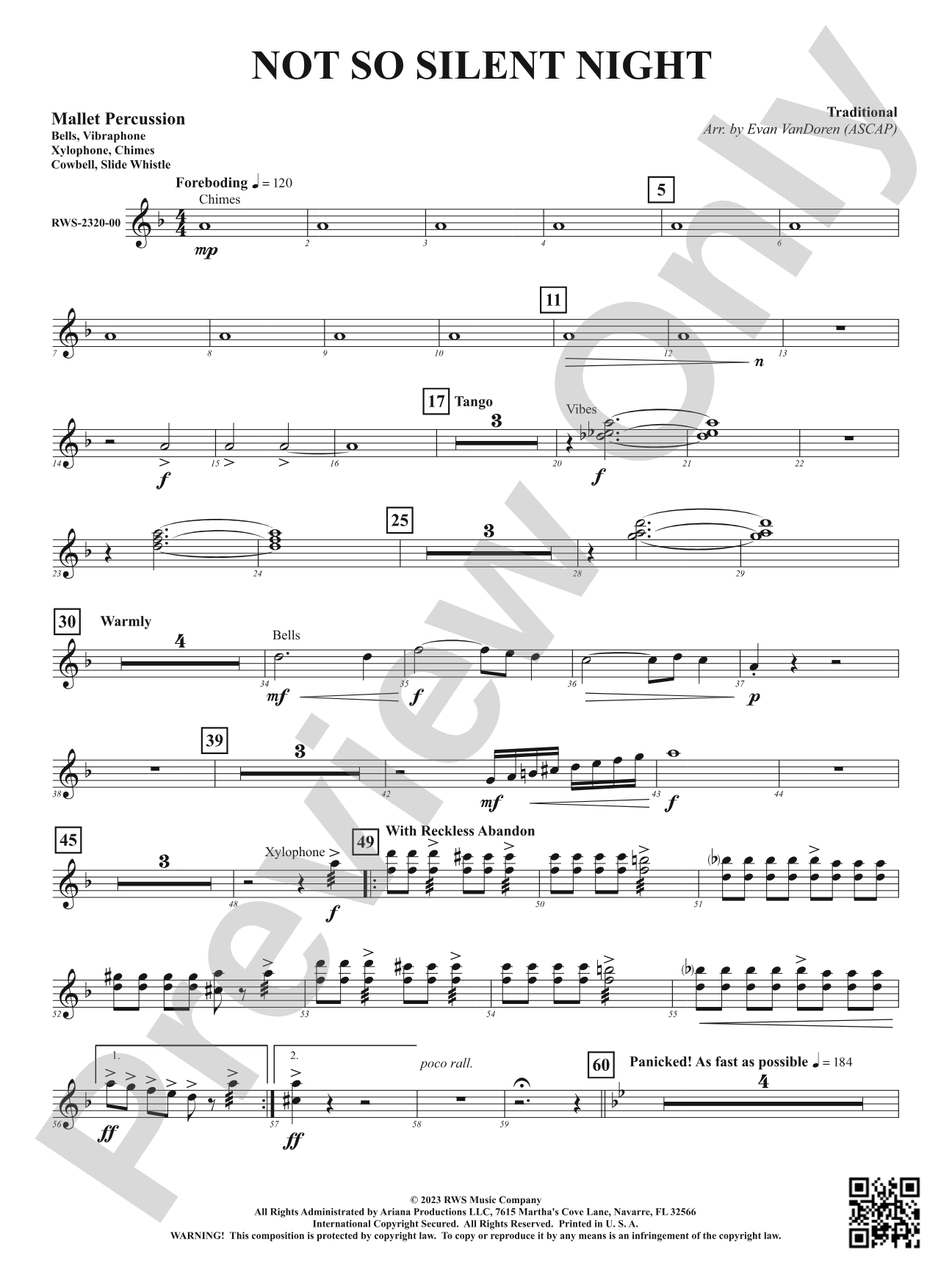 Not So Silent Night: 1st Mallet Percussion