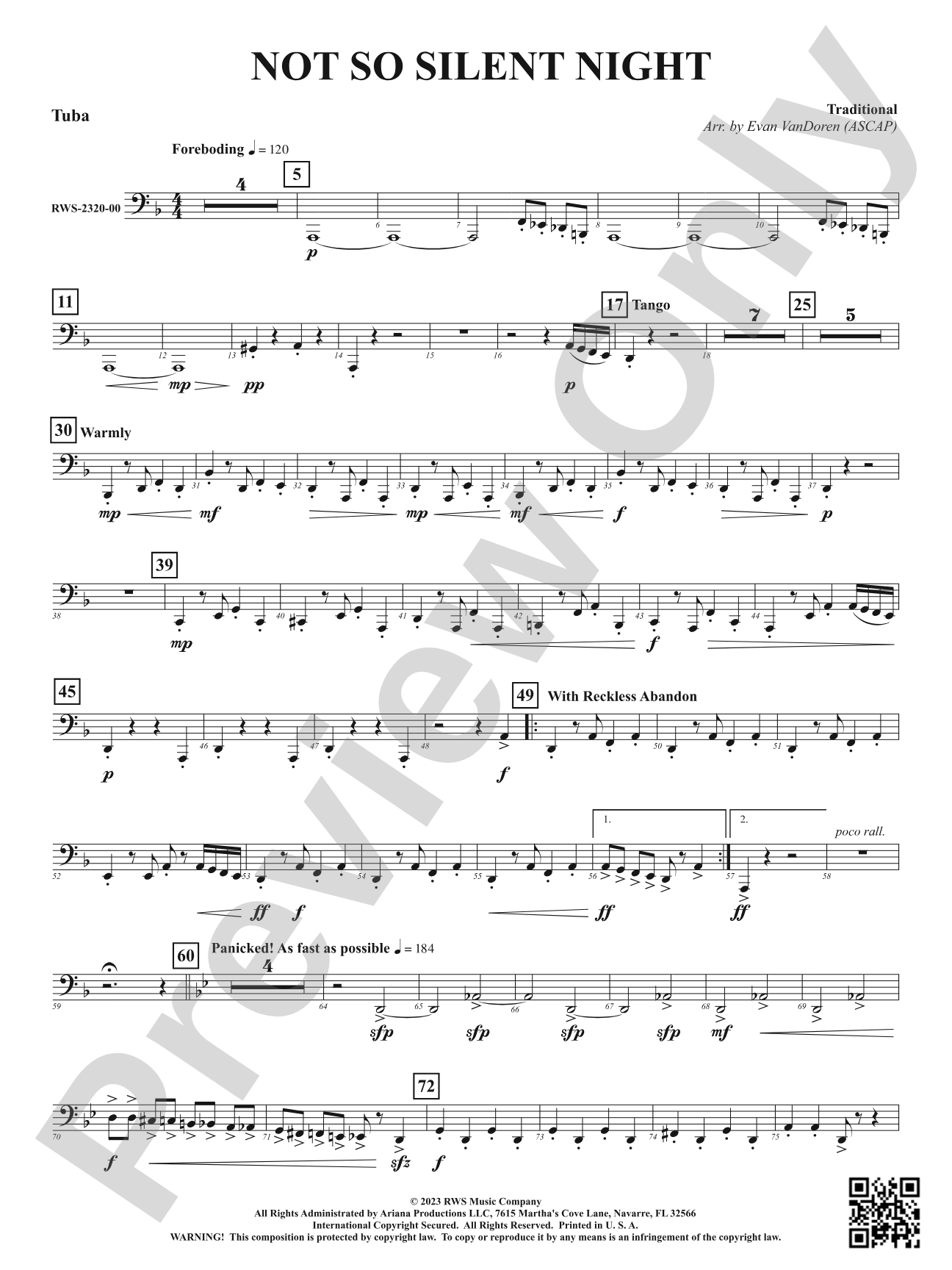 Not So Silent Night: Tuba