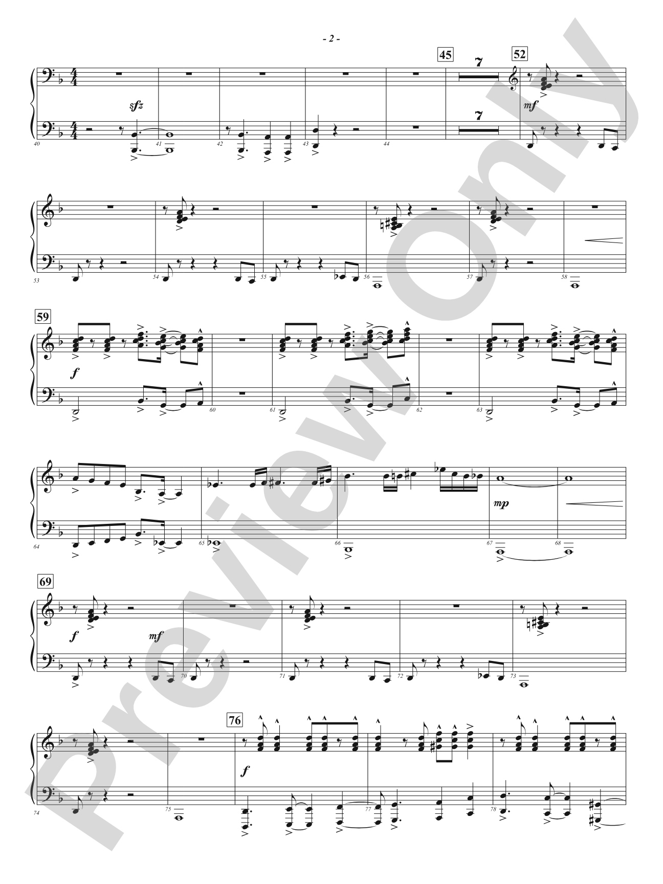 Hot As Blue Blazes: Piano Accompaniment