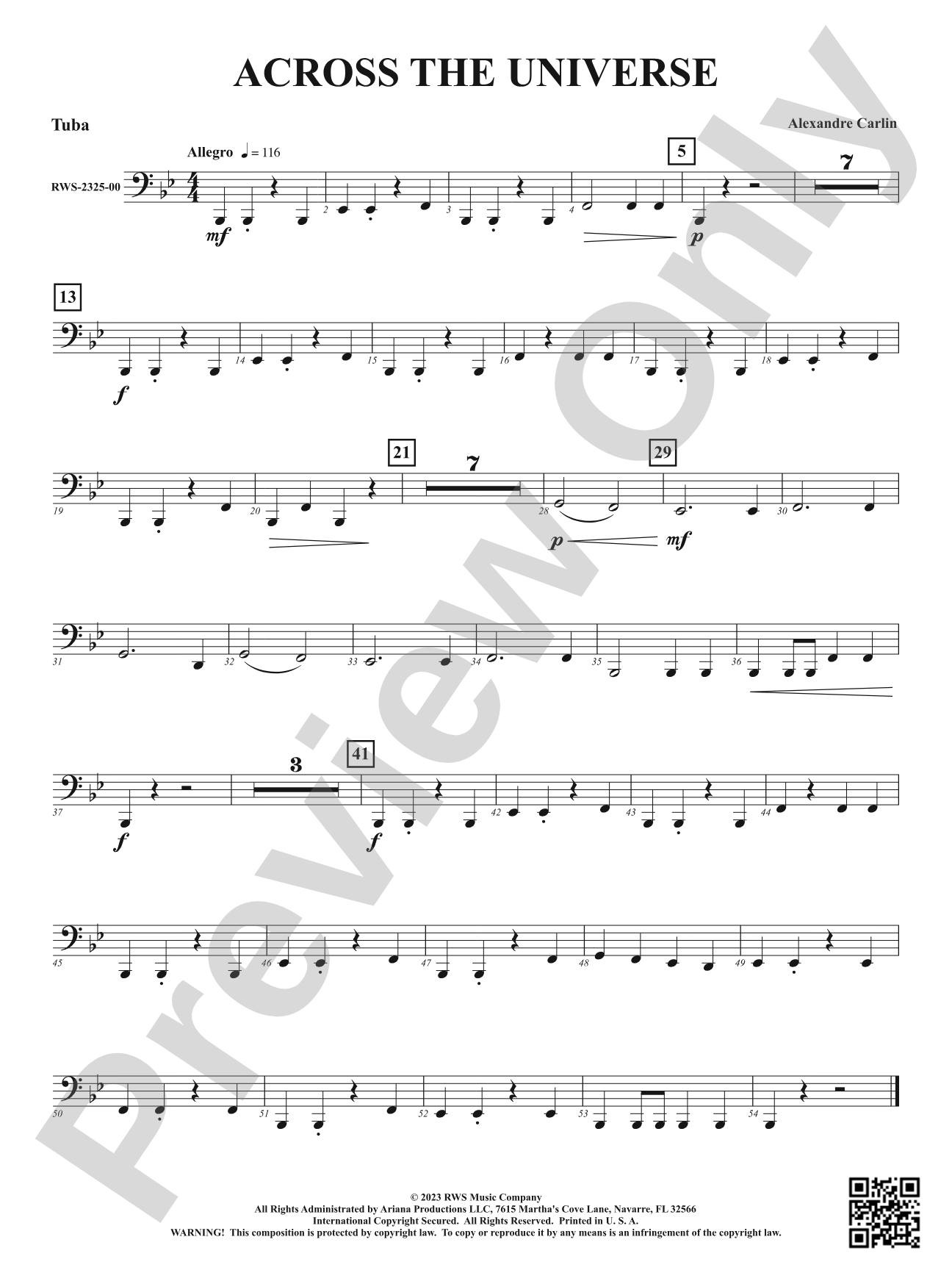 Across the Universe: Tuba