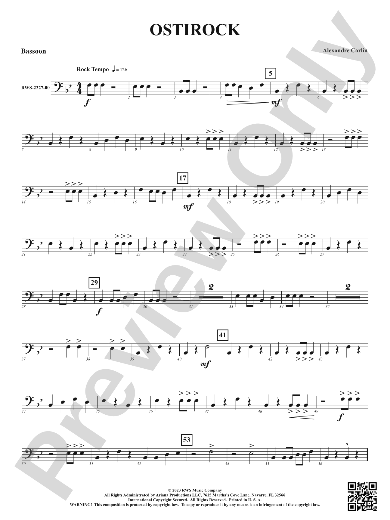 Ostirock: Bassoon