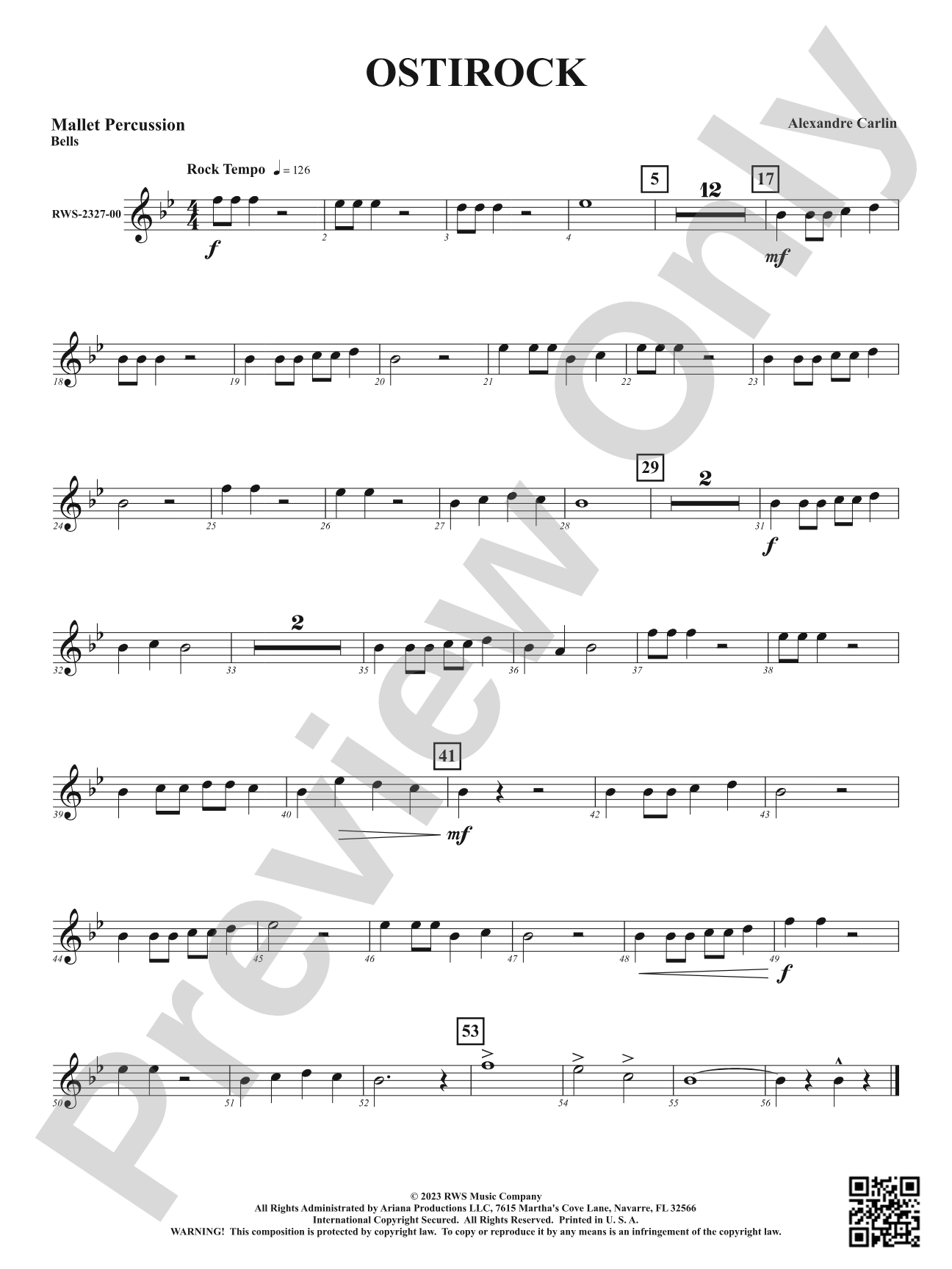Ostirock: 1st Mallet Percussion