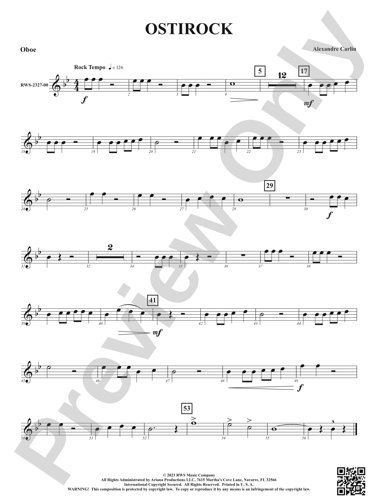 Ostirock: Oboe