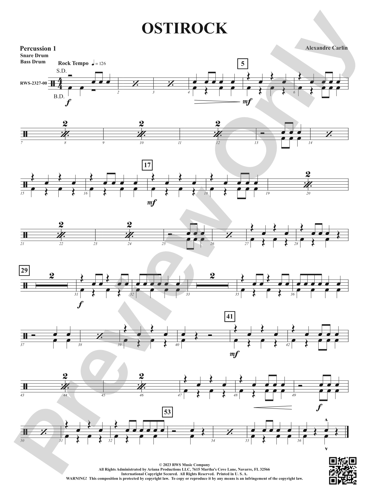 Ostirock: 1st Percussion