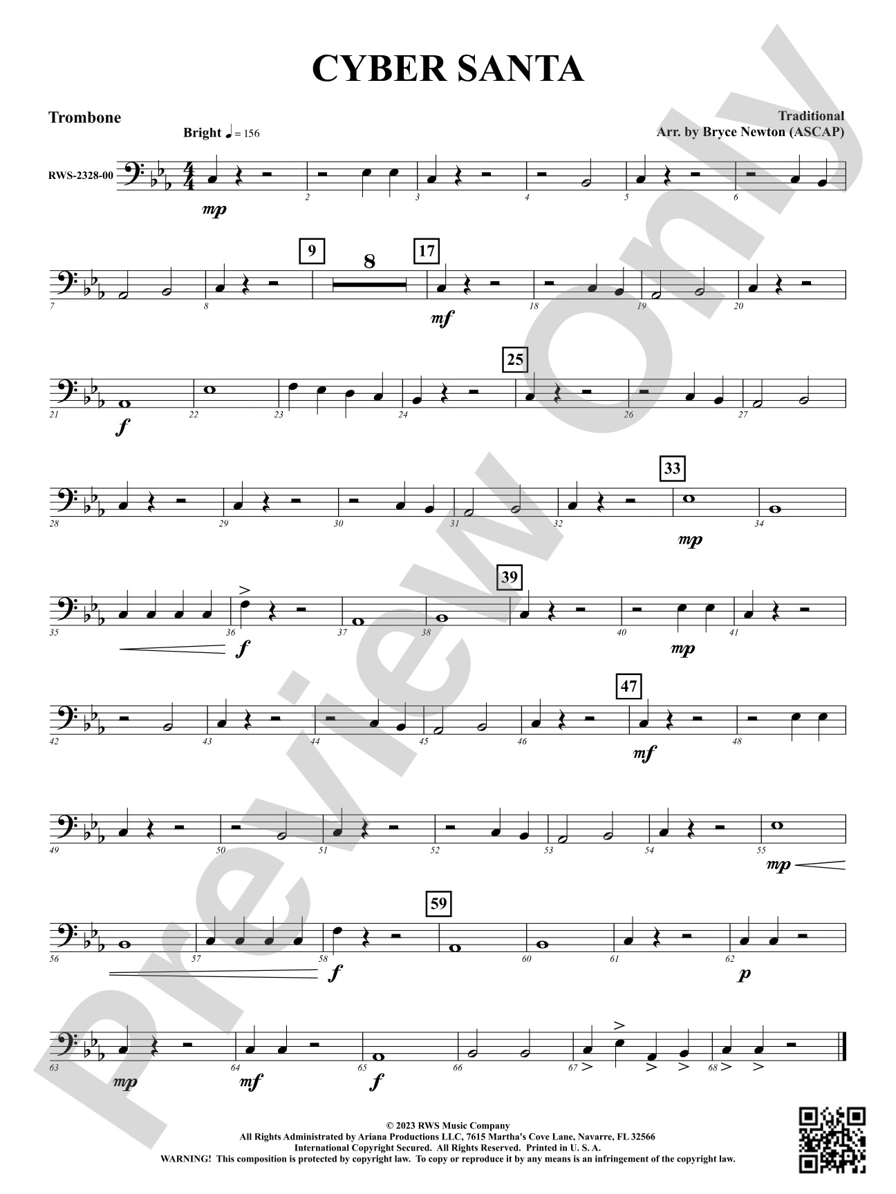 Cyber Santa: 1st Trombone