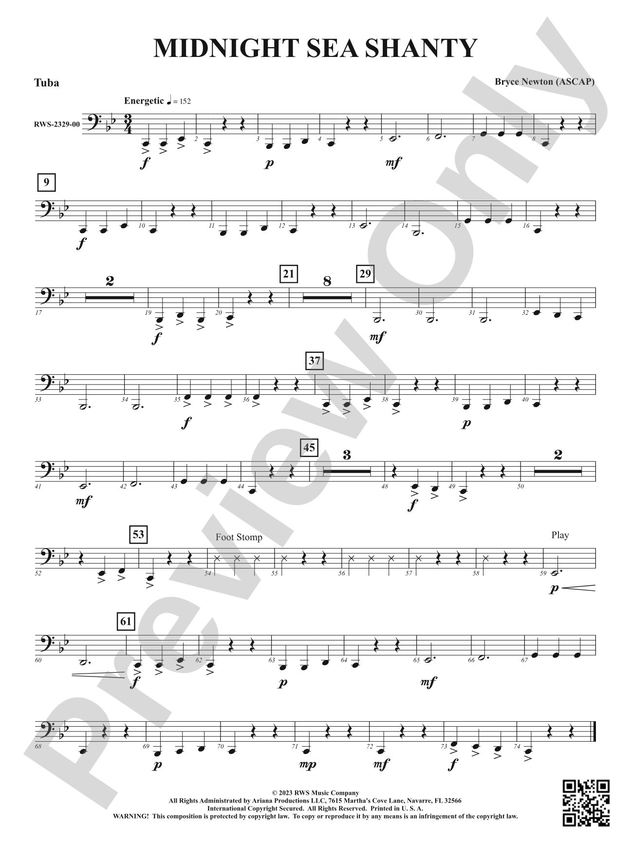 Midnight Sea Shanty: Tuba