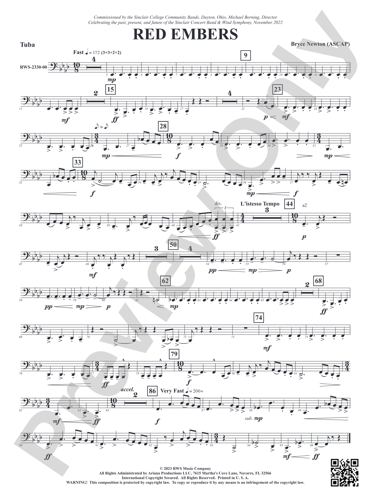 Red Embers: Tuba