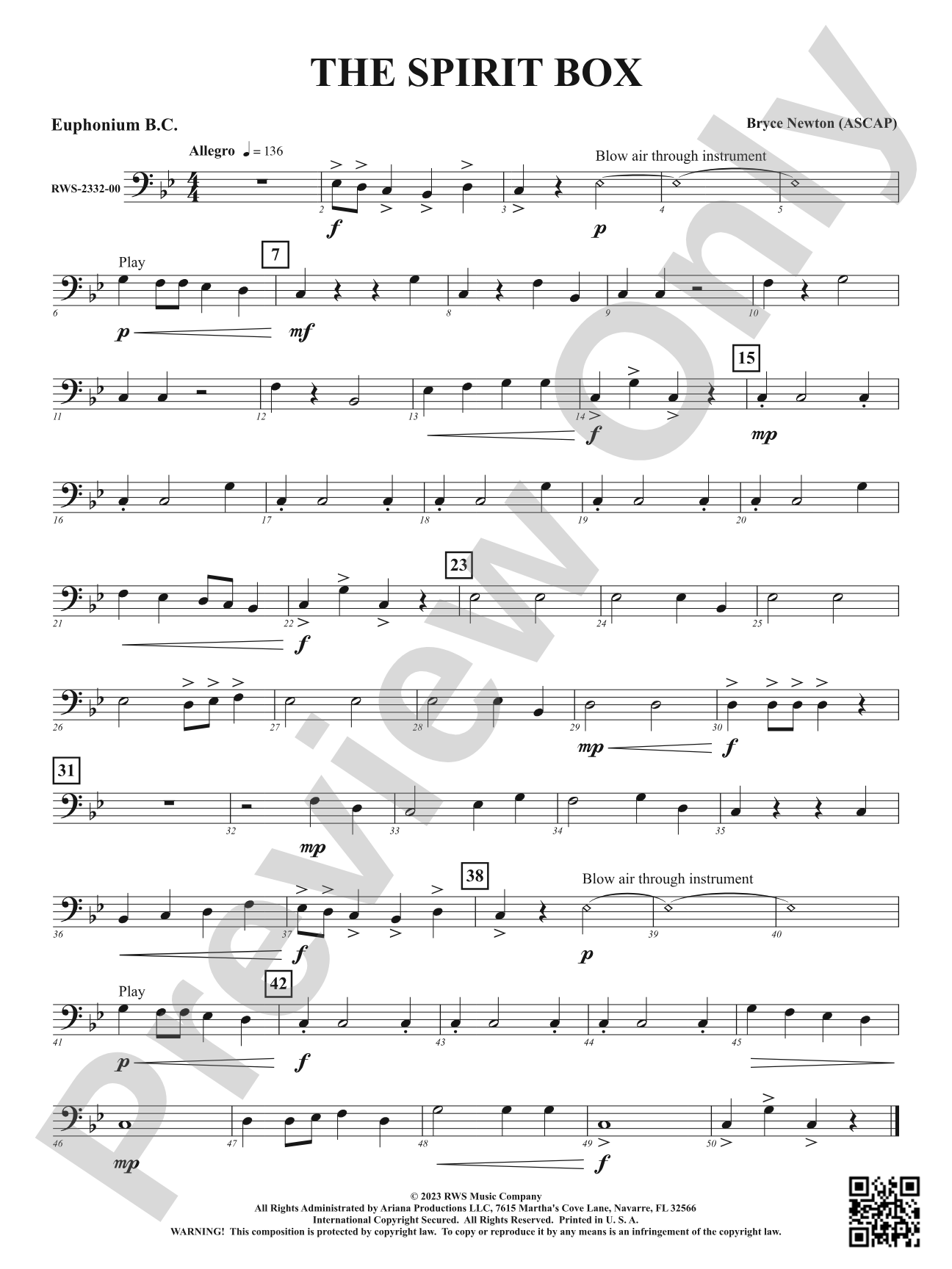 The Spirit Box: Baritone B.C.