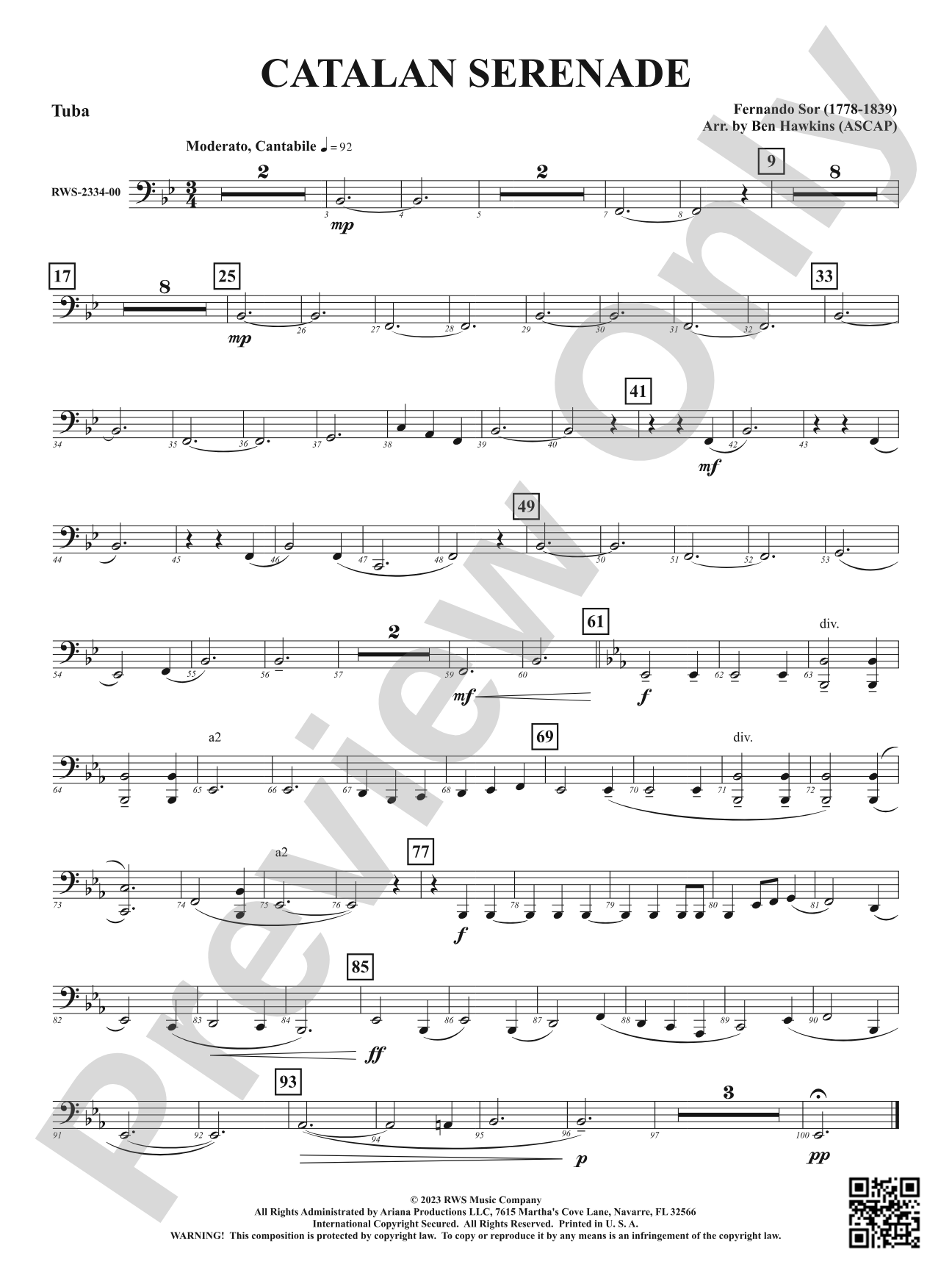 Catalan Serenade: Tuba